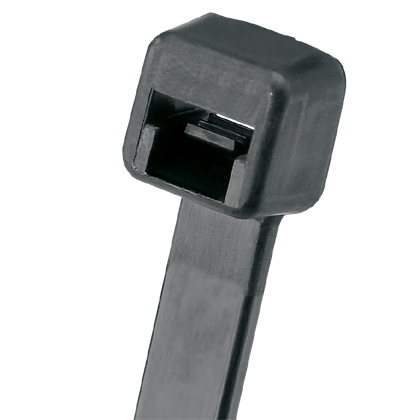 Product image for Panduit PLT1.5I-M100 Cable Tie, 5.6"L (142mm), Intermediate, Weather Resistant Polypropylene, Black