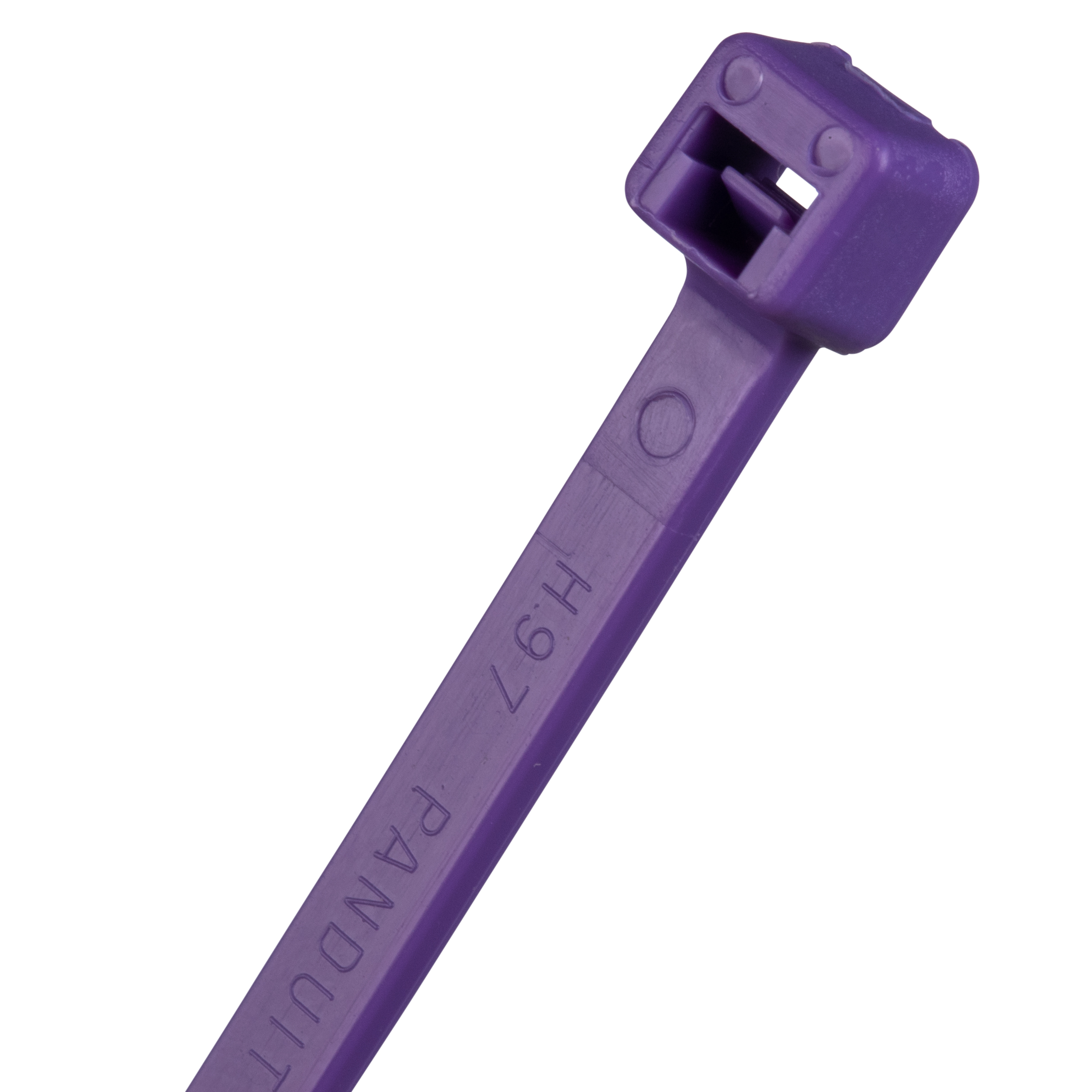 Product image for Panduit PLT2S-C7 Cable Tie, 7.4"L (188mm), Standard, Nylon, Purple
