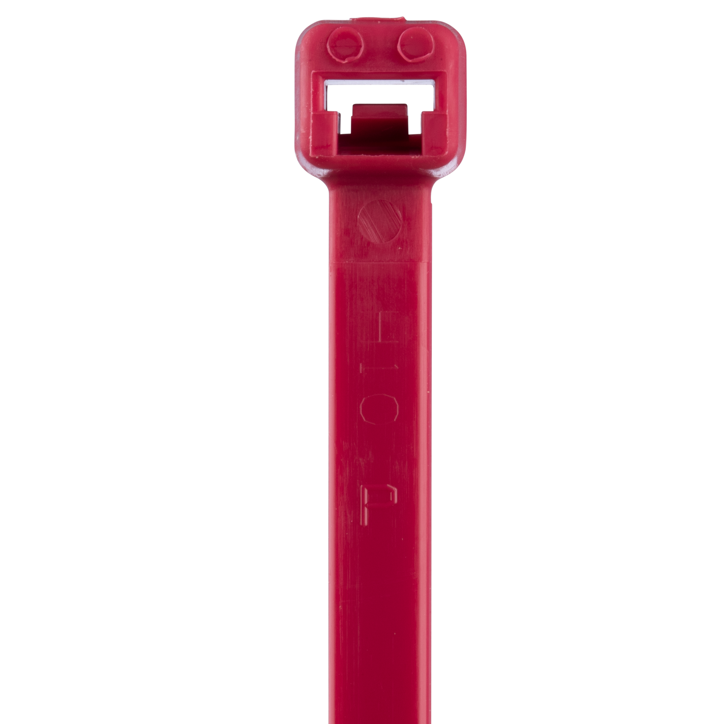 Product image for Panduit PLT2S-M2 Cable Tie, 7.4"L (188mm), Standard, Nylon, Red