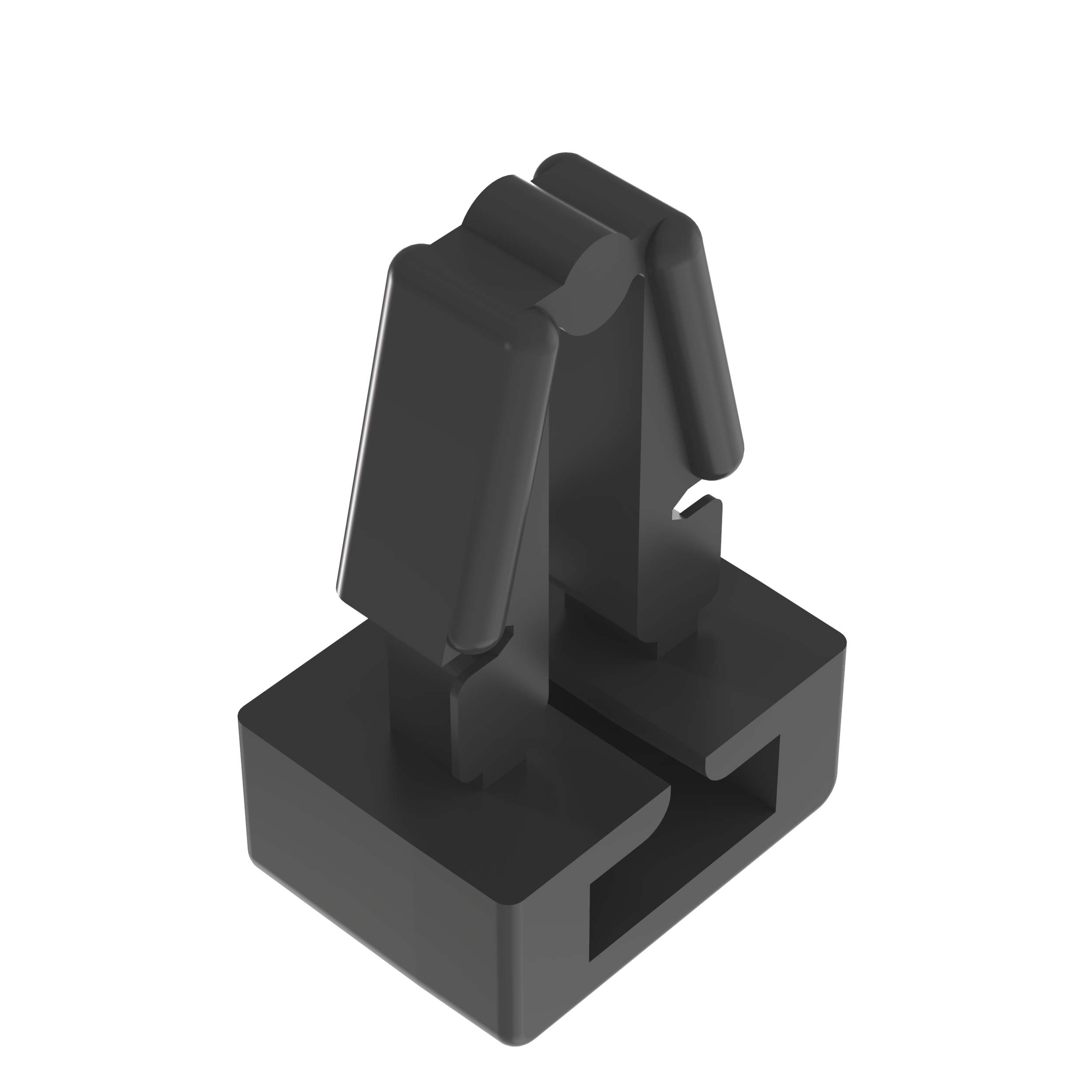 Product image for Panduit PM2H25-M30 Cable Tie Mount, Push Mount, HS BL