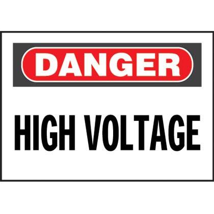 PVS0204D72YA High Voltage Sign