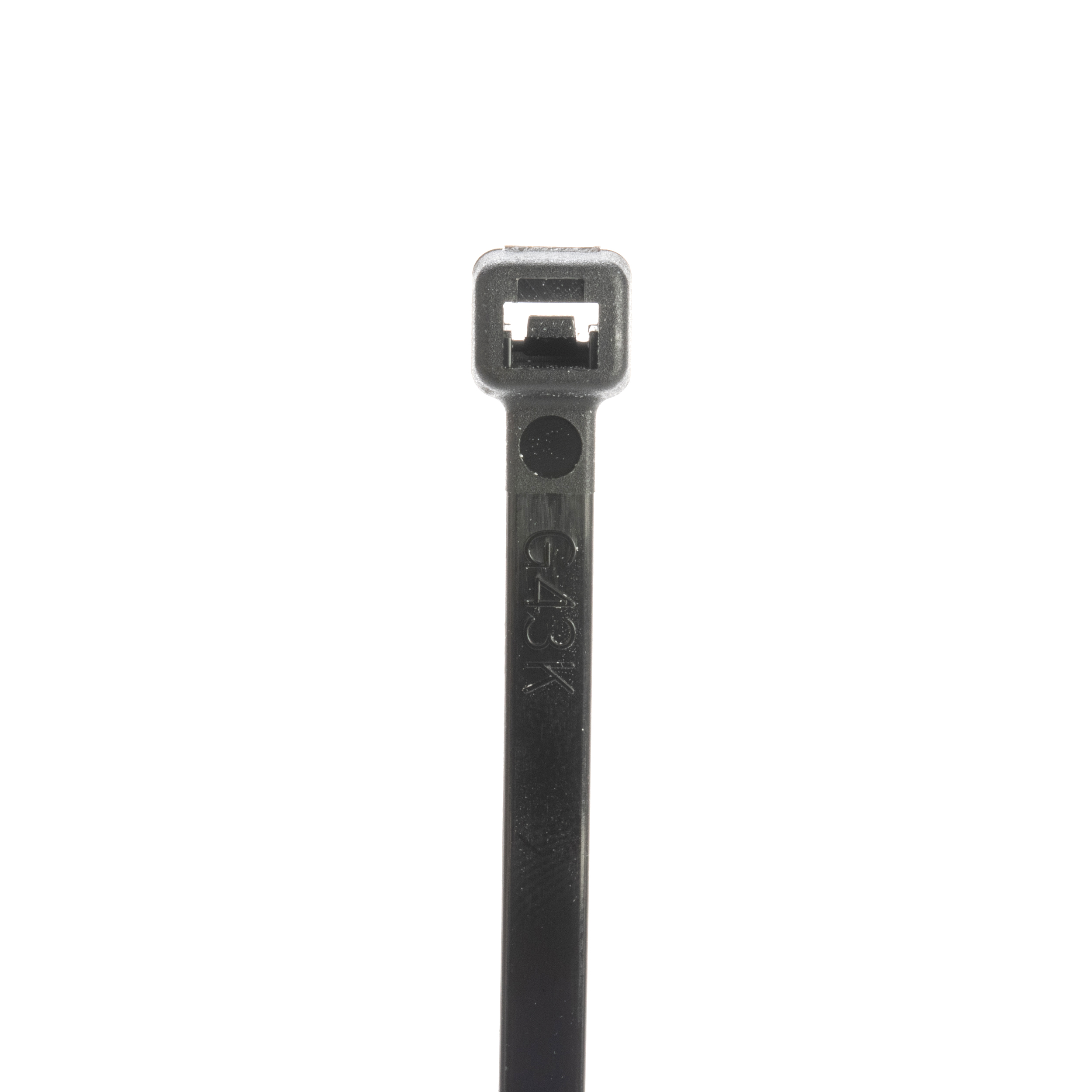 StrongHold™ S8-40-C0 Cable Tie, Black, PA 6.6, 40lb Min Loop Tensile, 7.87"