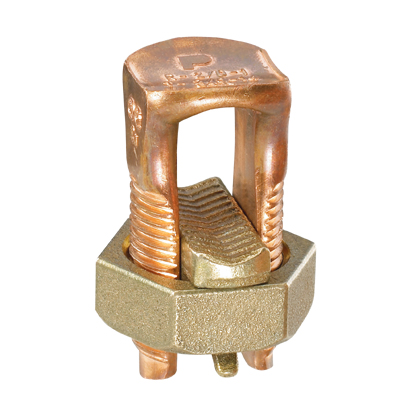 Pan-Lug™ SBC350-1 Mech Con-Split Bolt, Copper, PK1