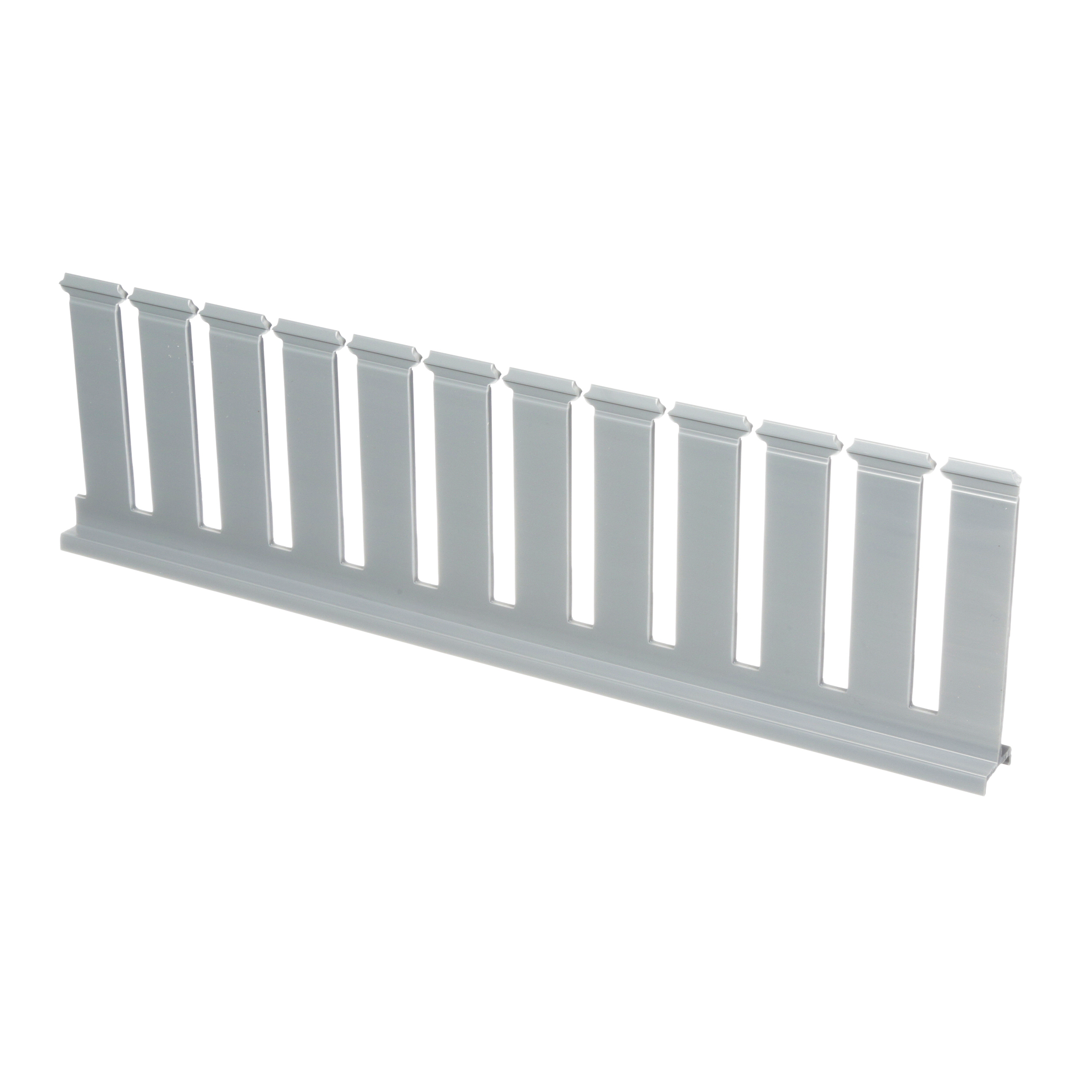 Product image for Panduit SD4H6 SLOTTED DUCT DIVIDER WALL, PVC, 4"H X 6'
