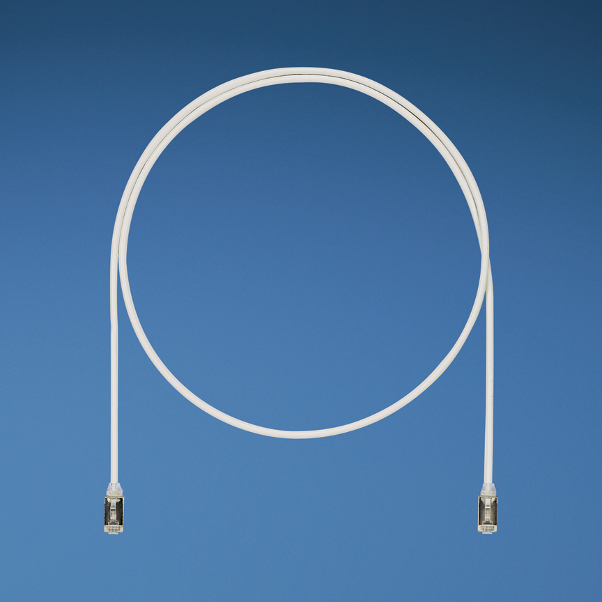 Product image for PAN STP28X12MBL Cat6A,28AWG,SHLDPC,