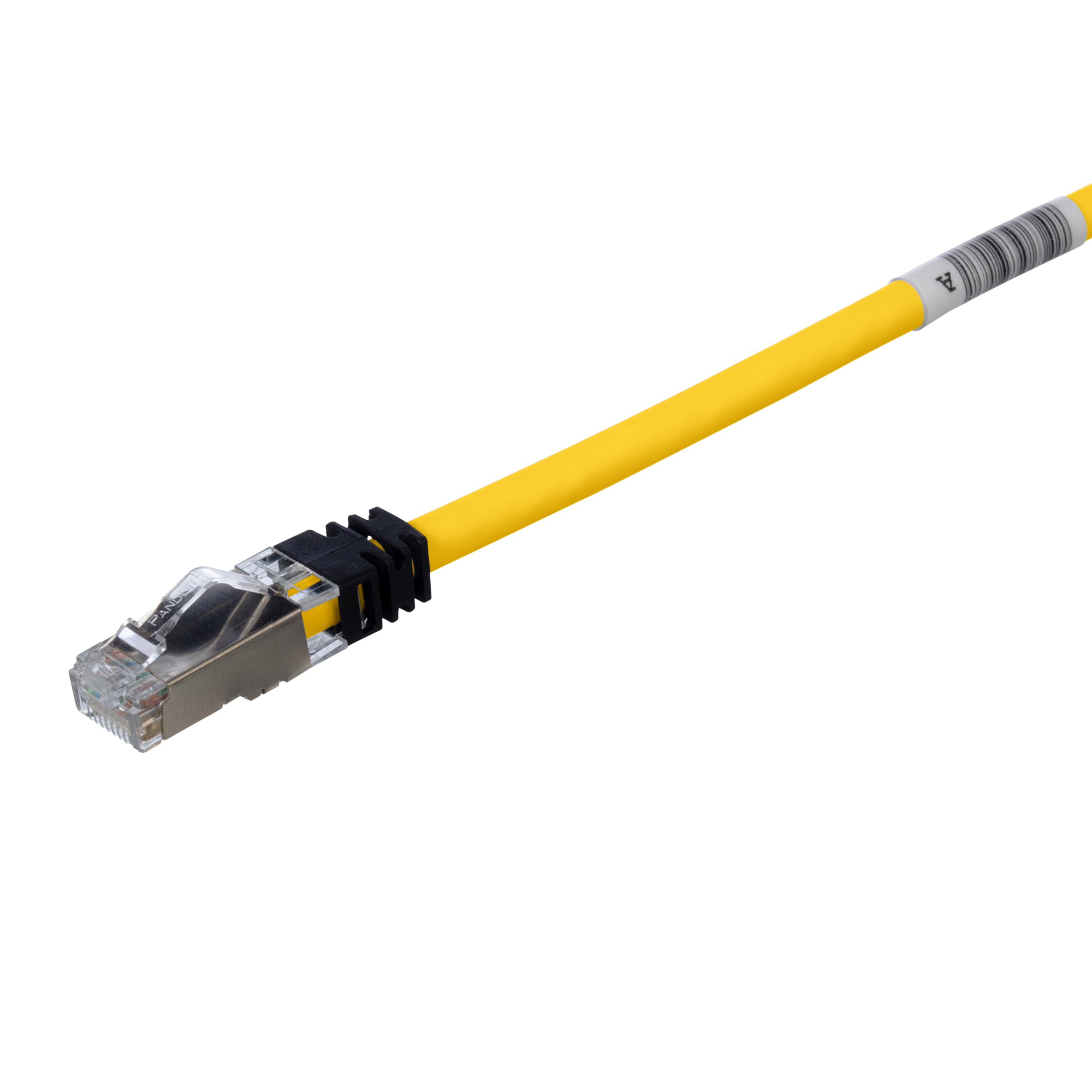 Cat 6A 26 AWG Shielded Patch Cord, 10 m, Yellow