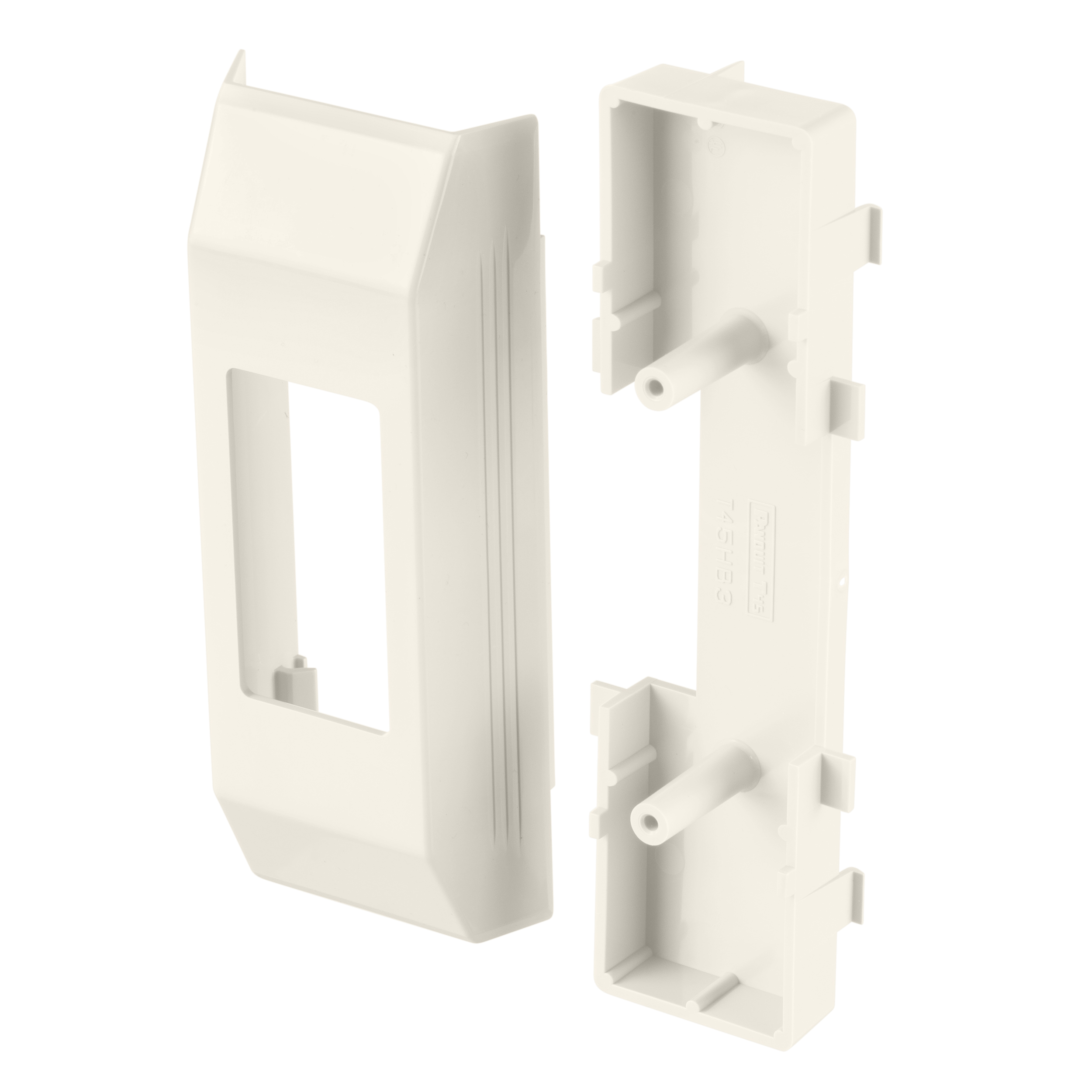 Product image for Panduit T45HEGBWH Surface Raceway, T-45 Electrical Bracket, White