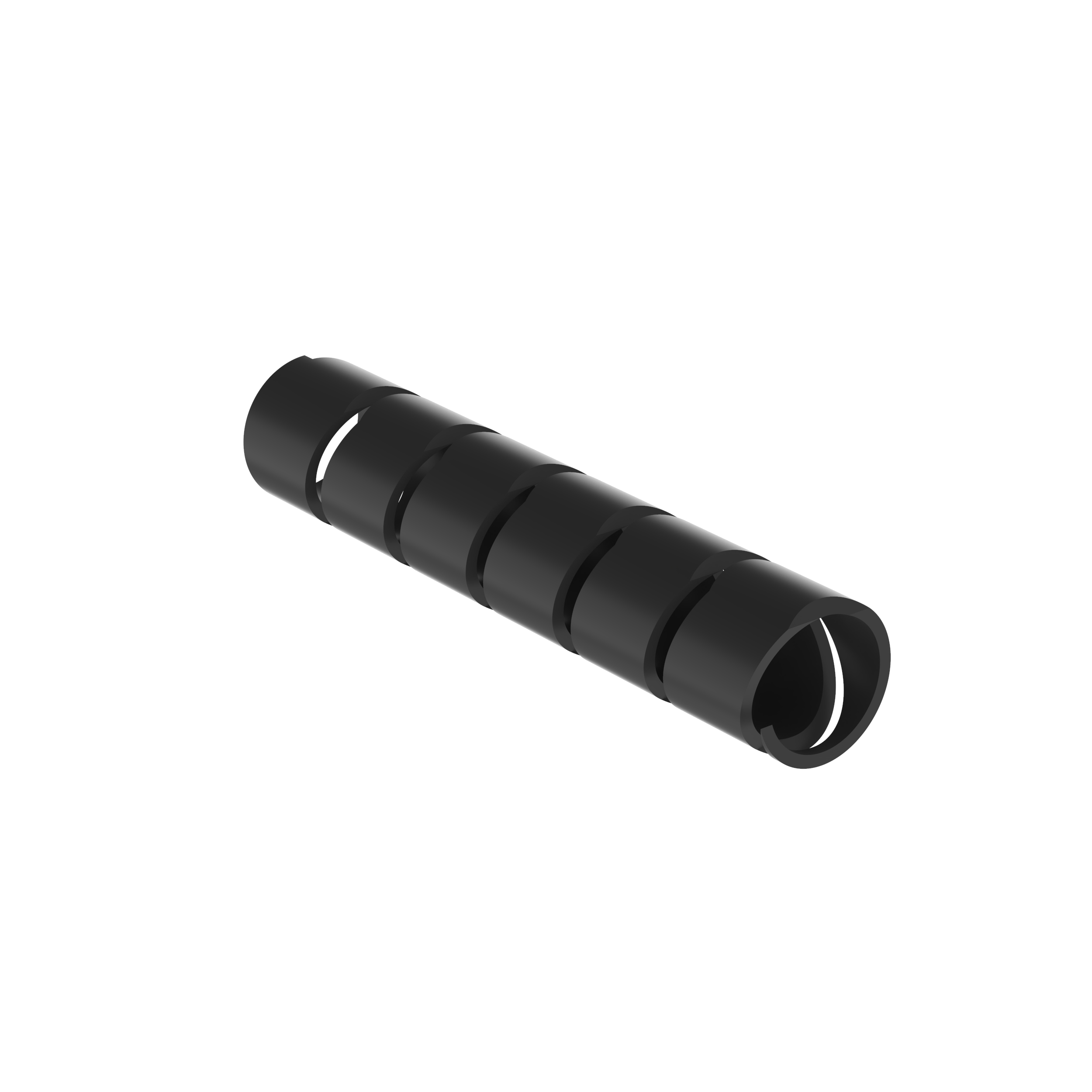 The T62F-C0 Polyethylene Spiral Wrap provides continuous abrasion protection for wires, cables, and tubing. The spiral wrap harnesses multiple cables into a single manageable bundle while allowing for breakouts. Lightweight, flexible, durable protection allows for use with irregular shapes. Rated fo