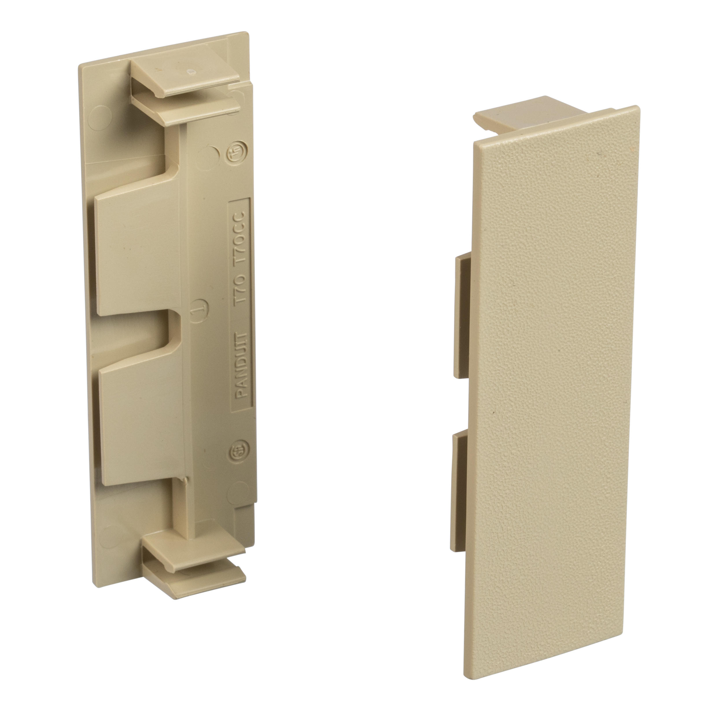 Product image for Panduit T70CCEI-X Electric Ivory Raceway Cover Coupler