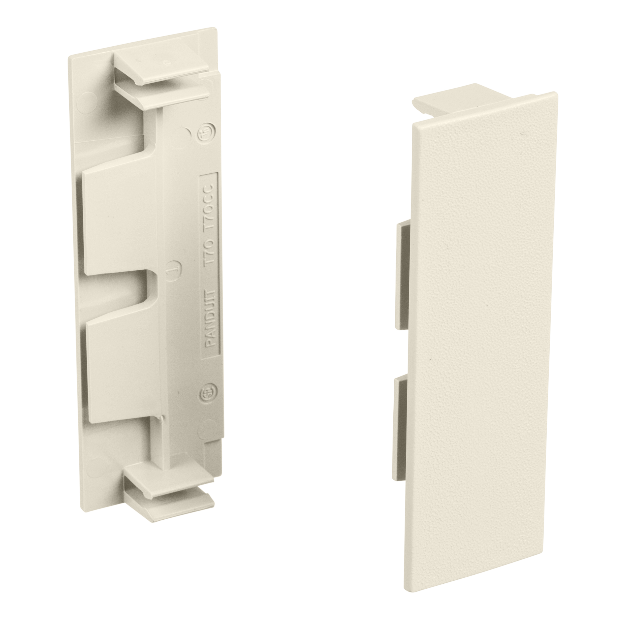 Product image for Panduit T70CCIW-X 10/Pack Off White Raceway Cover Coupler