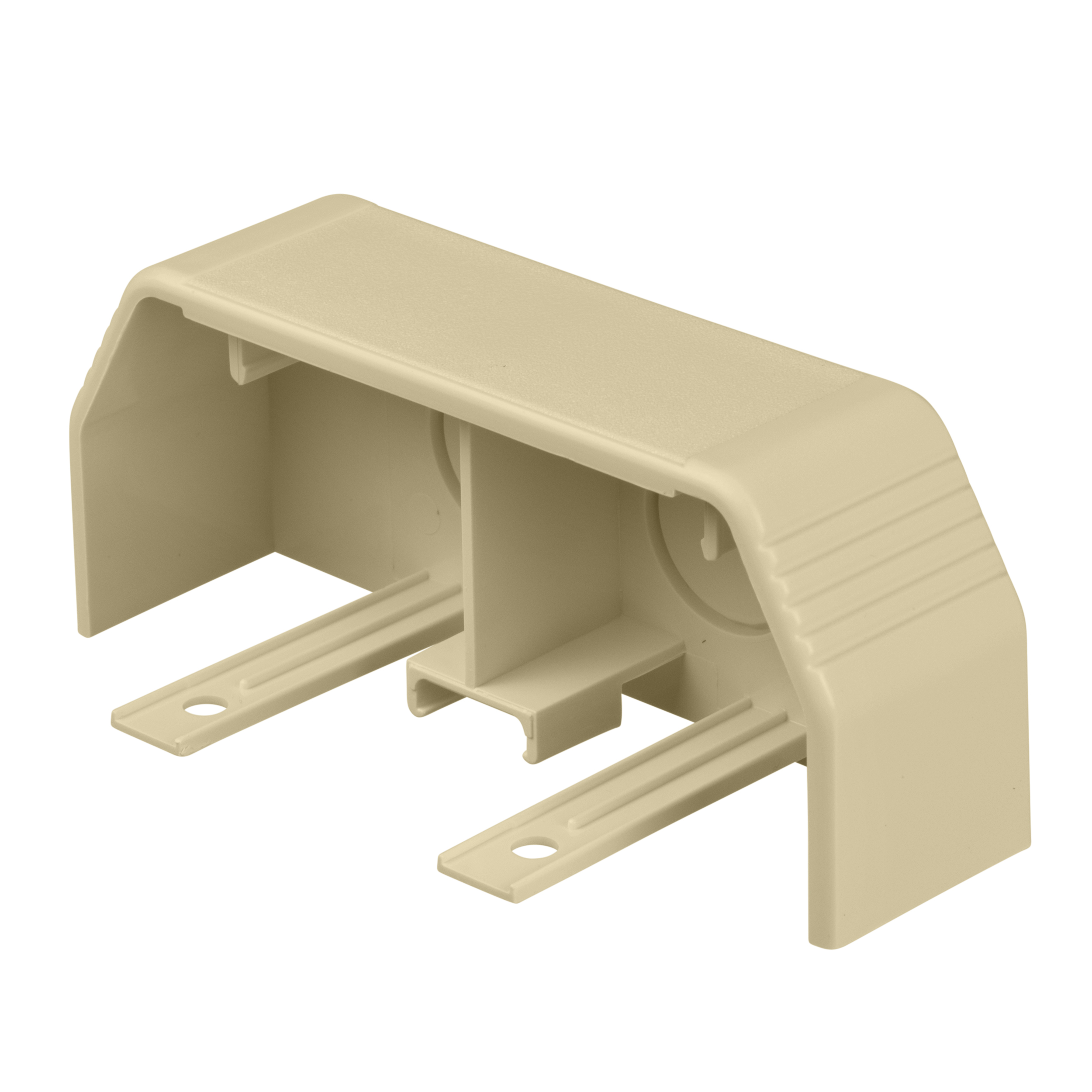Product image for Panduit T70ECEI Surface Raceway, T-70 End Cap, Electric Ivory