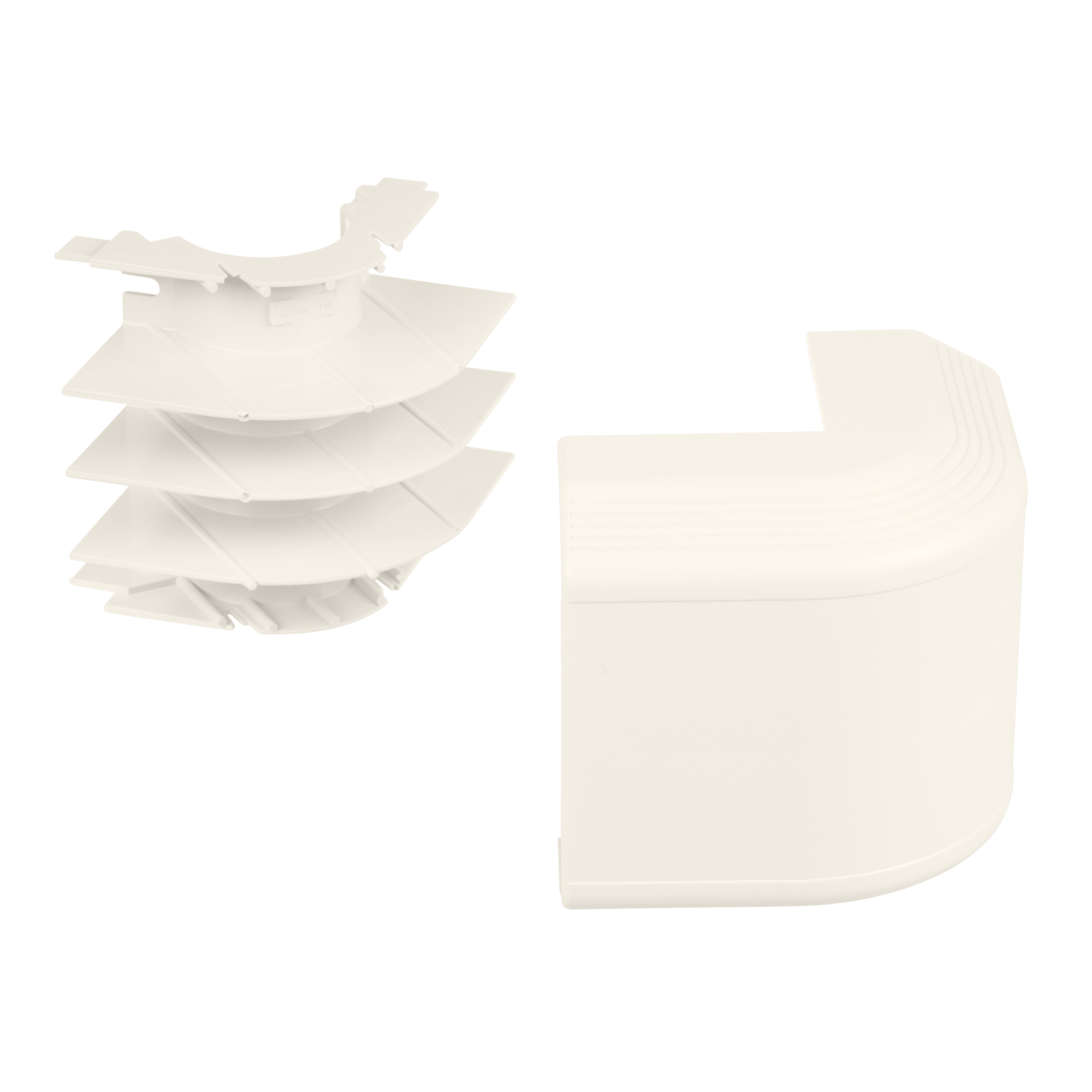 Product image for Panduit T70OCWH Surface Raceway, T-70 Outside Corner, White