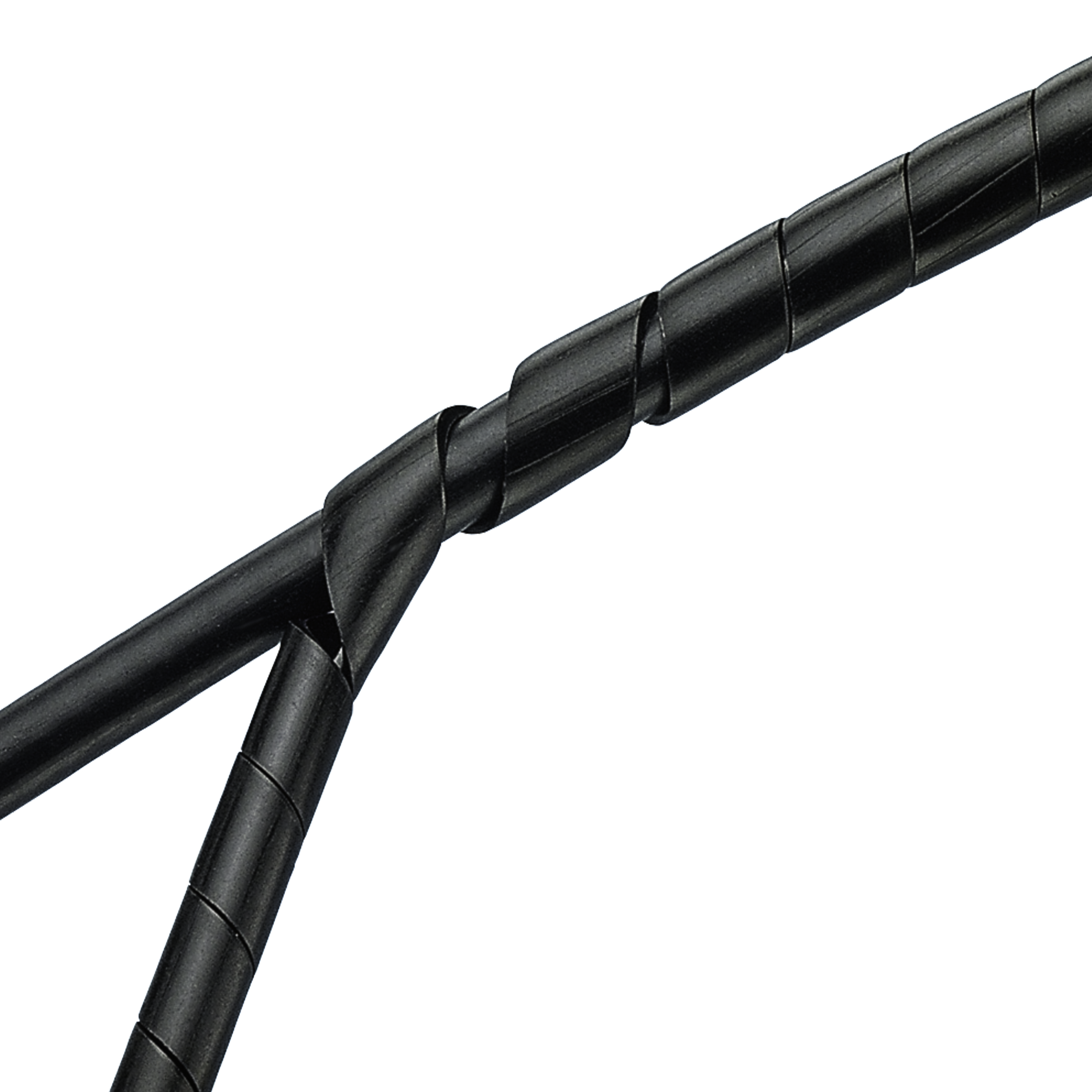 Product image for Panduit T75F-C0 .75 Inch (19.1 mm) x 100 Foot Polyethylene Spiral Wrap