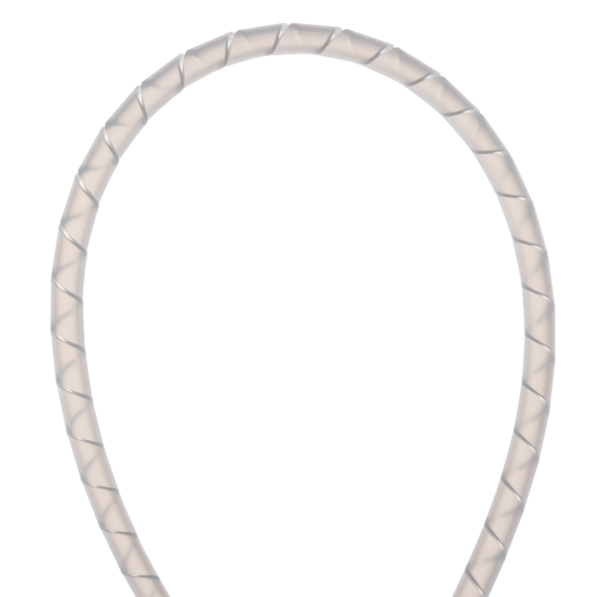 Product image for Panduit T75T-X T75T-X Spiral Wrap, Natural, UV TFE, 0.625" Min Dia., PK1