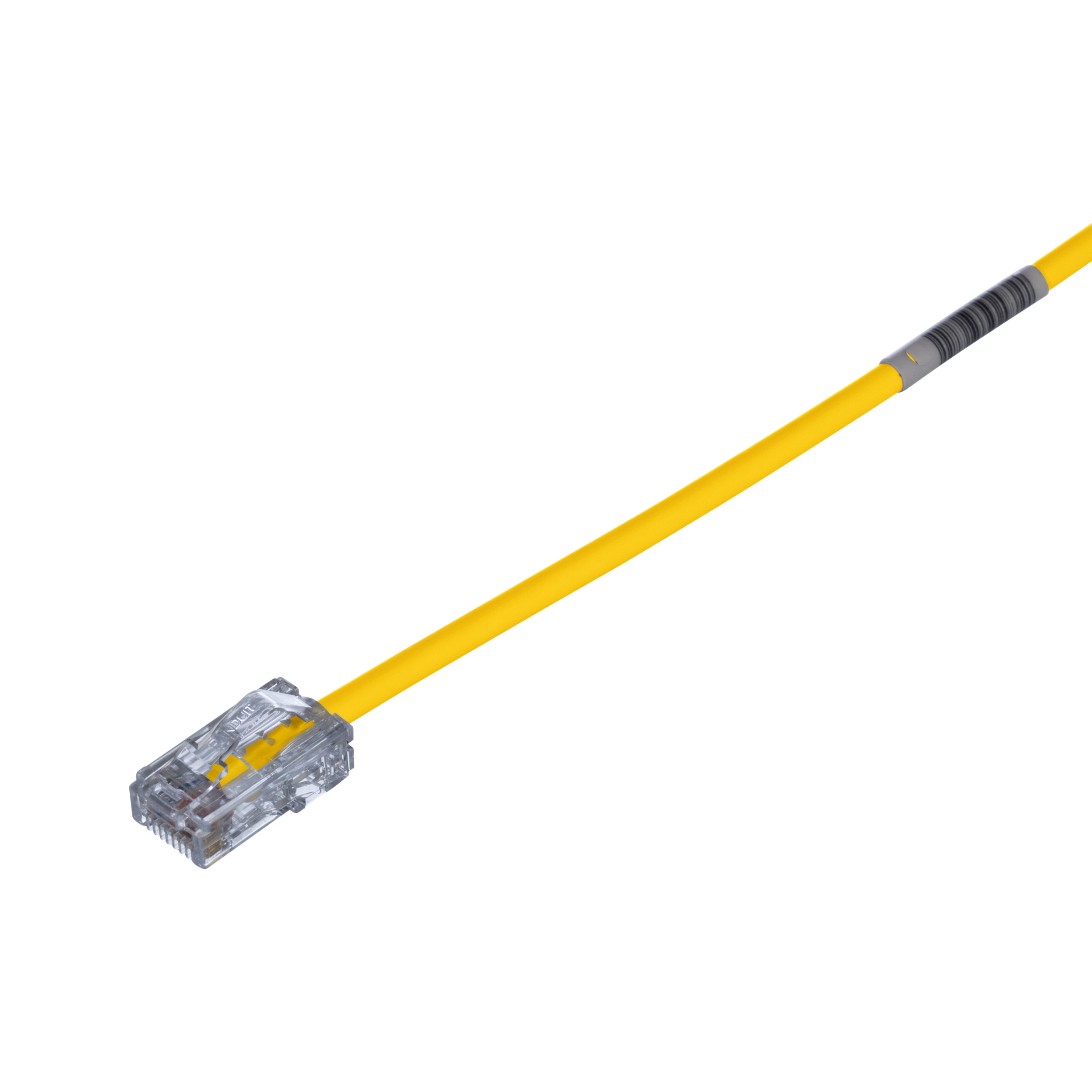 Cat 5e 28 AWG UTP Copper Patch Cord, 1 m, Yellow