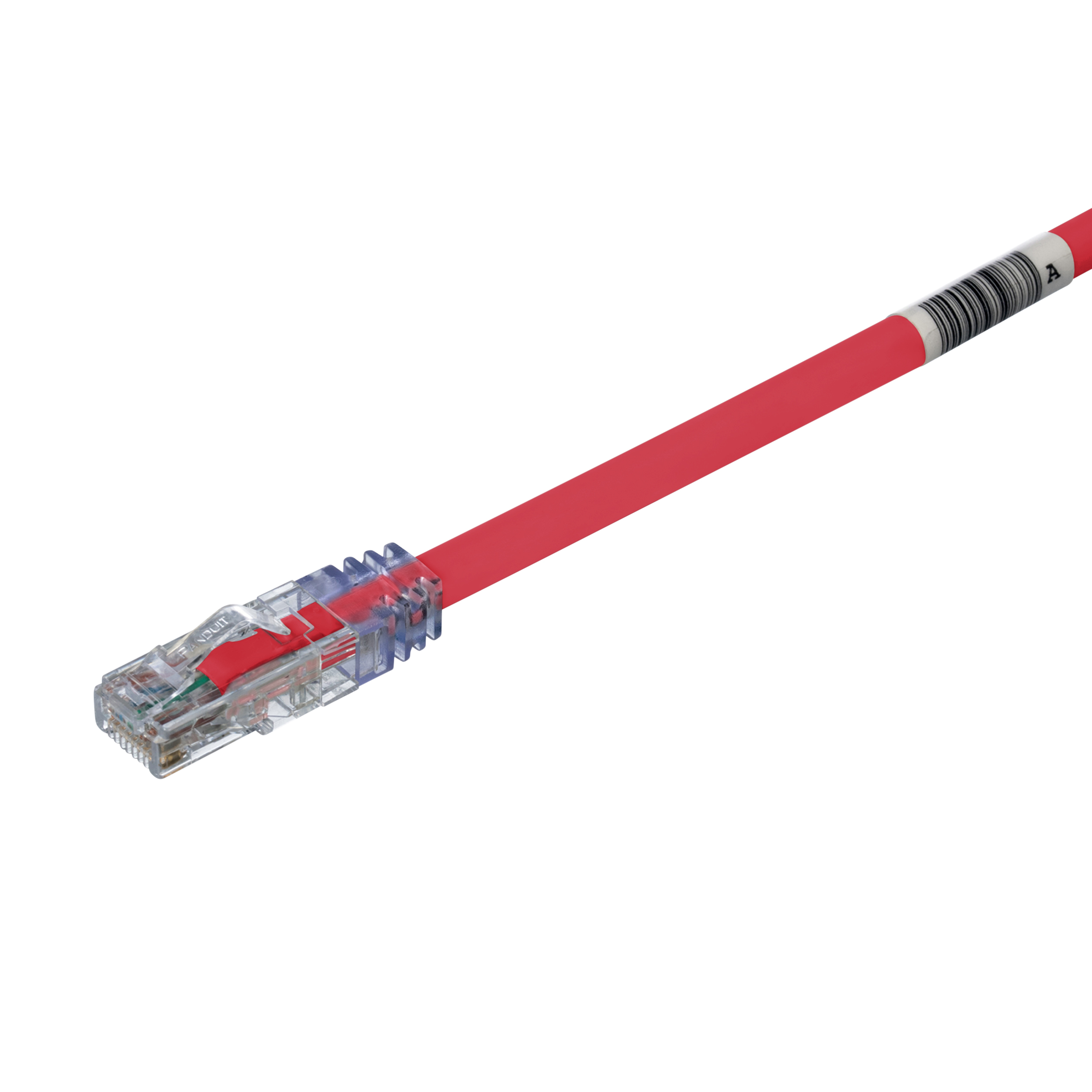 Cat 6A 24 AWG UTP Copper Patch Cord, 3 m, Red