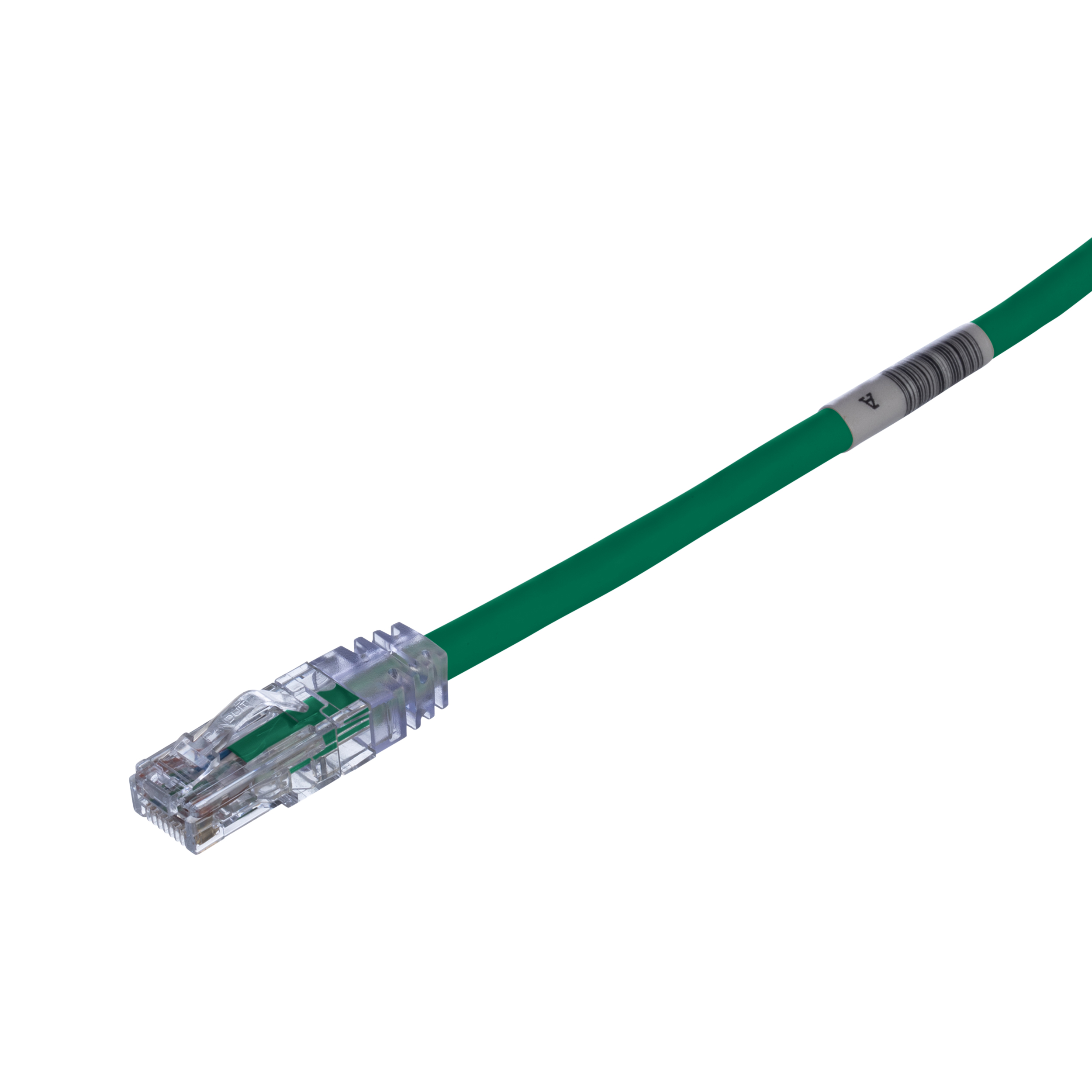 Cat 6 24 AWG UTP Copper Patch Cord, 1 m, Green