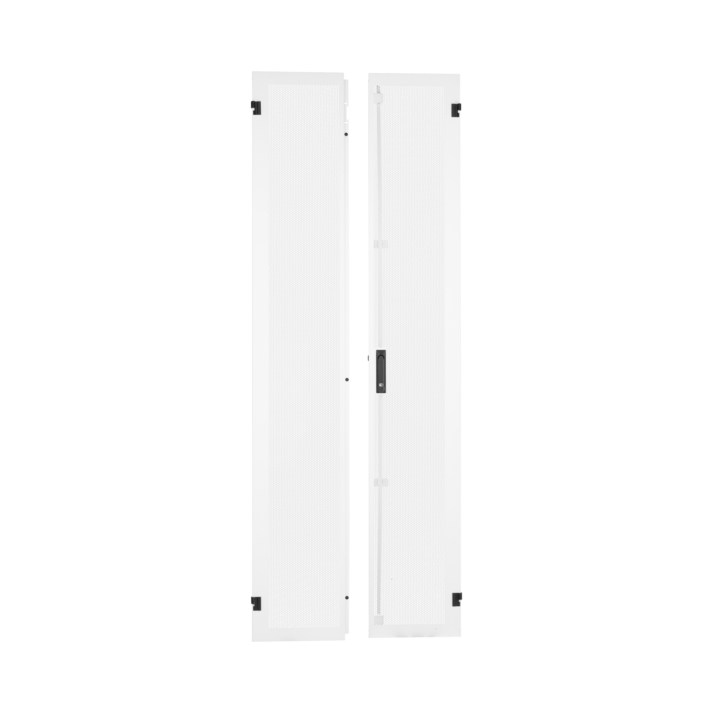 Split Hinged Door, Perforated, 600mmx45RU, White