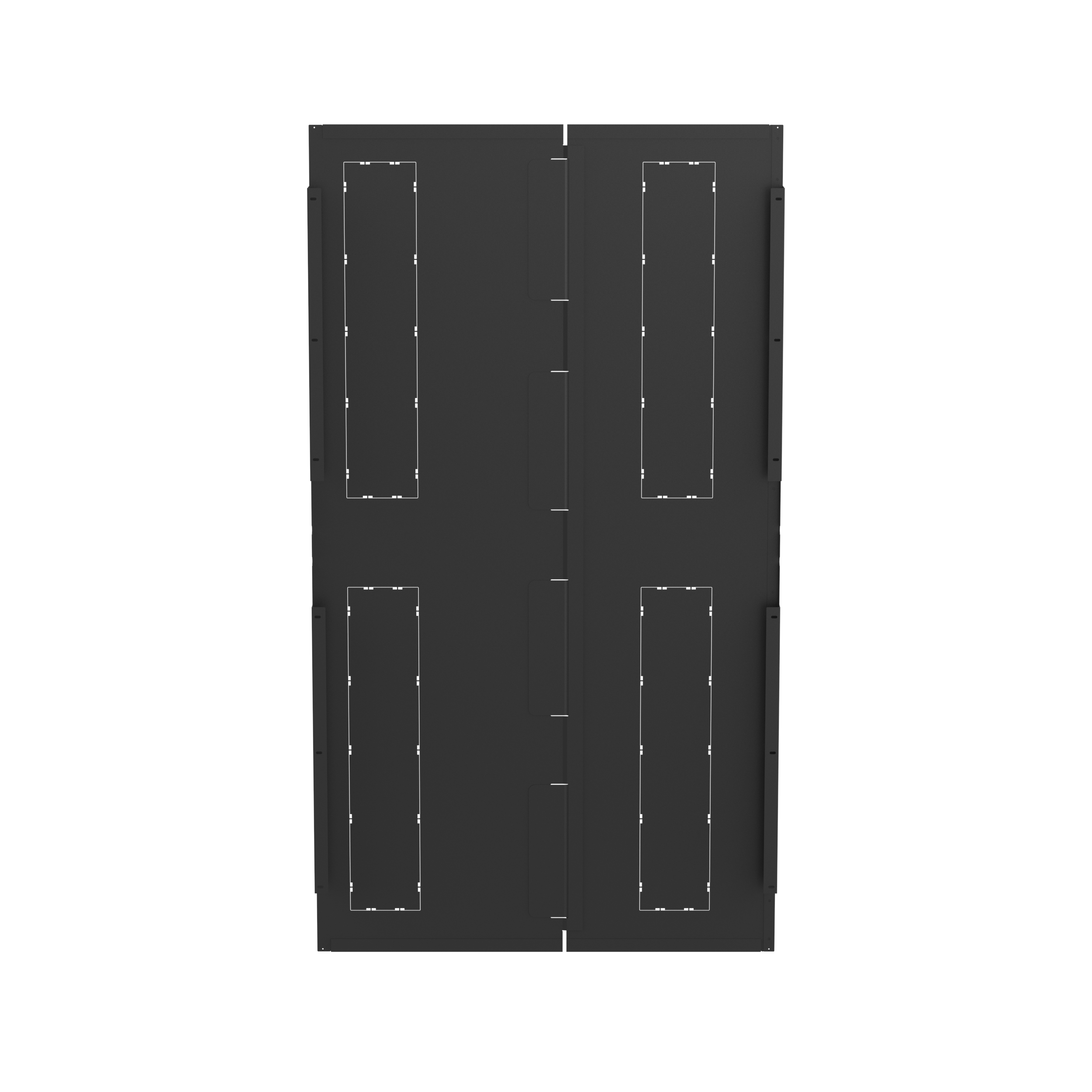 FlexFusion™ Day 2 Side Panel, 42RU x 1070mm, Black