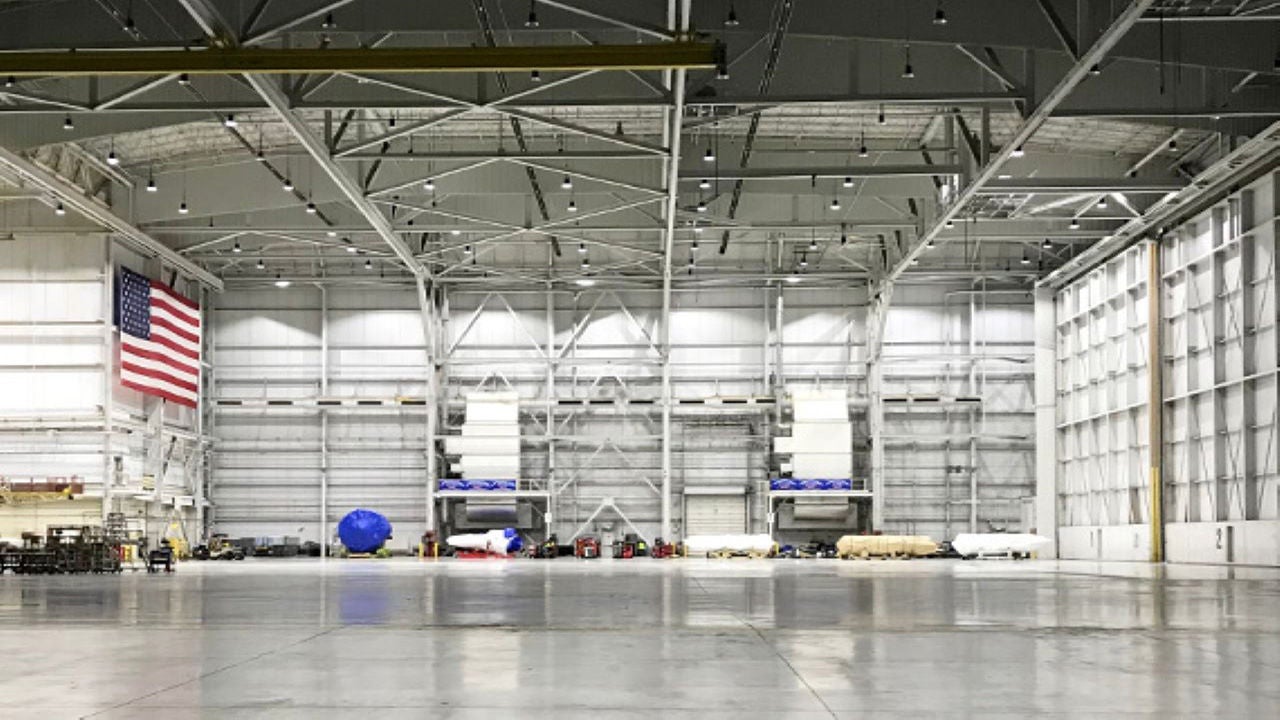 Interior of government warehouse