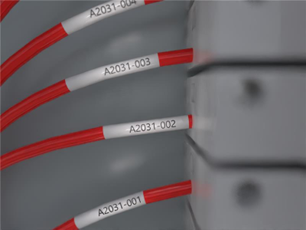 Partial solar labels in a testing chamber to test durability