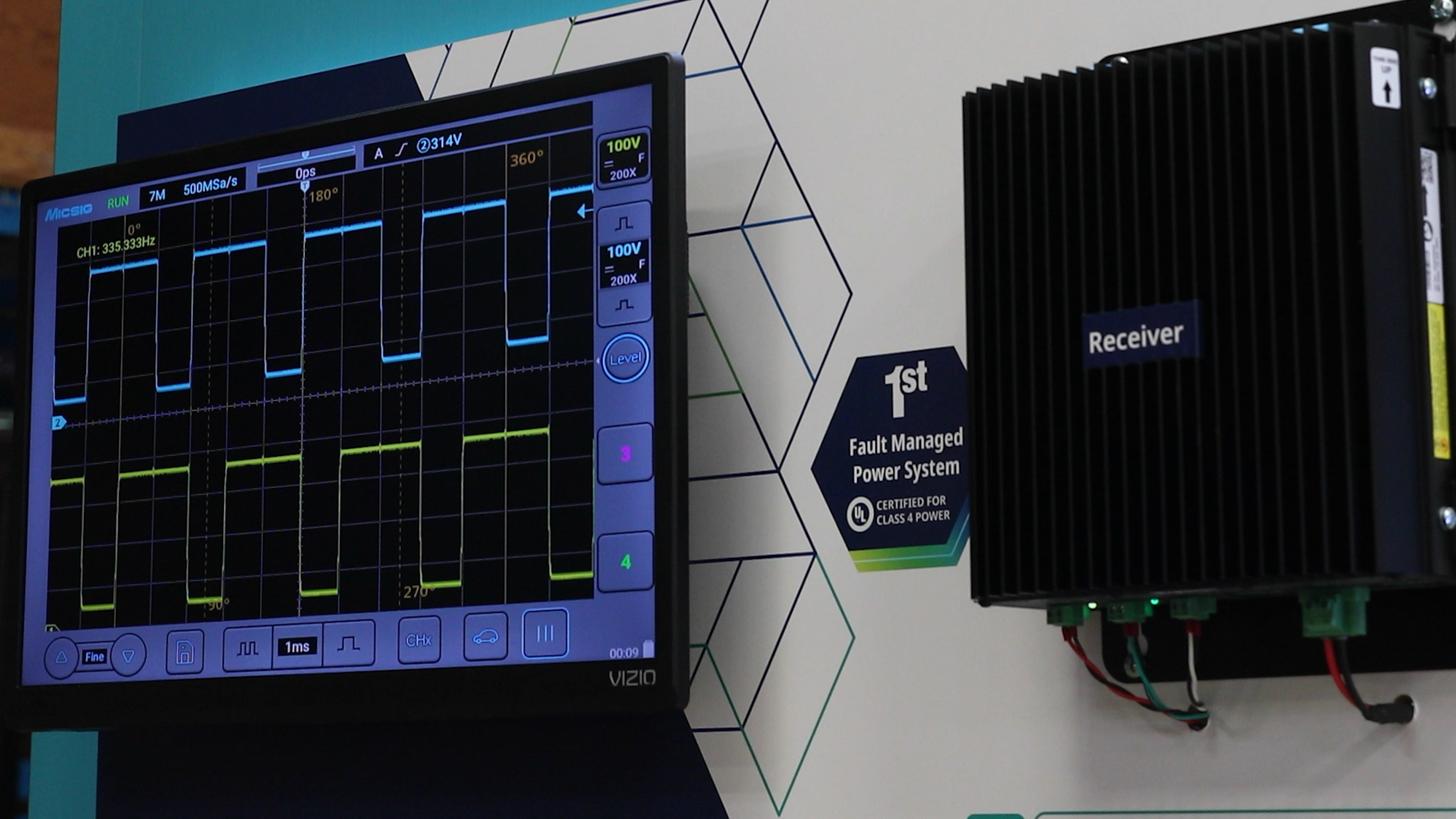 Graph with downward trend