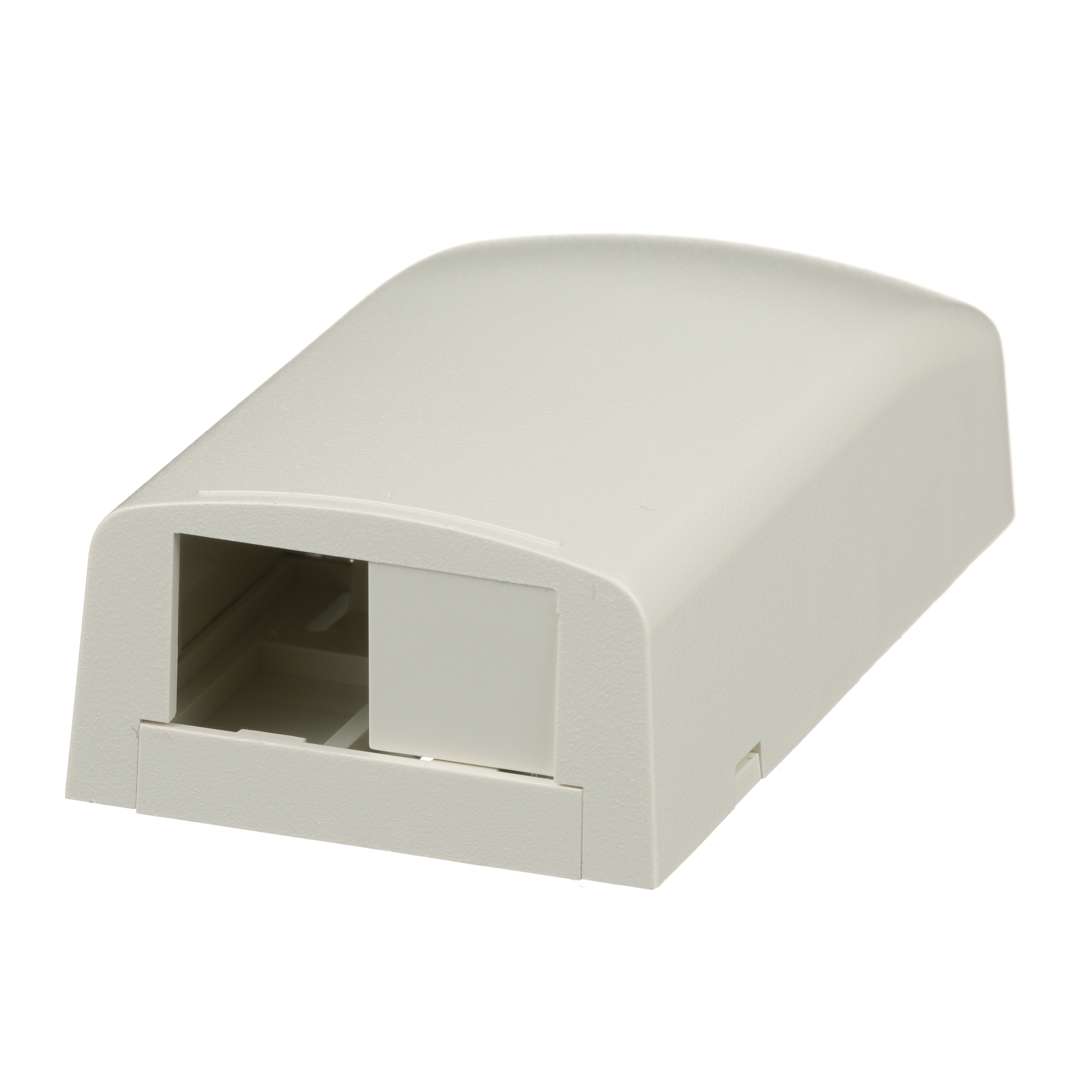 Mini-Com® Yüzey Montaj Kutusu, 2 Port, Krem Beyazı
