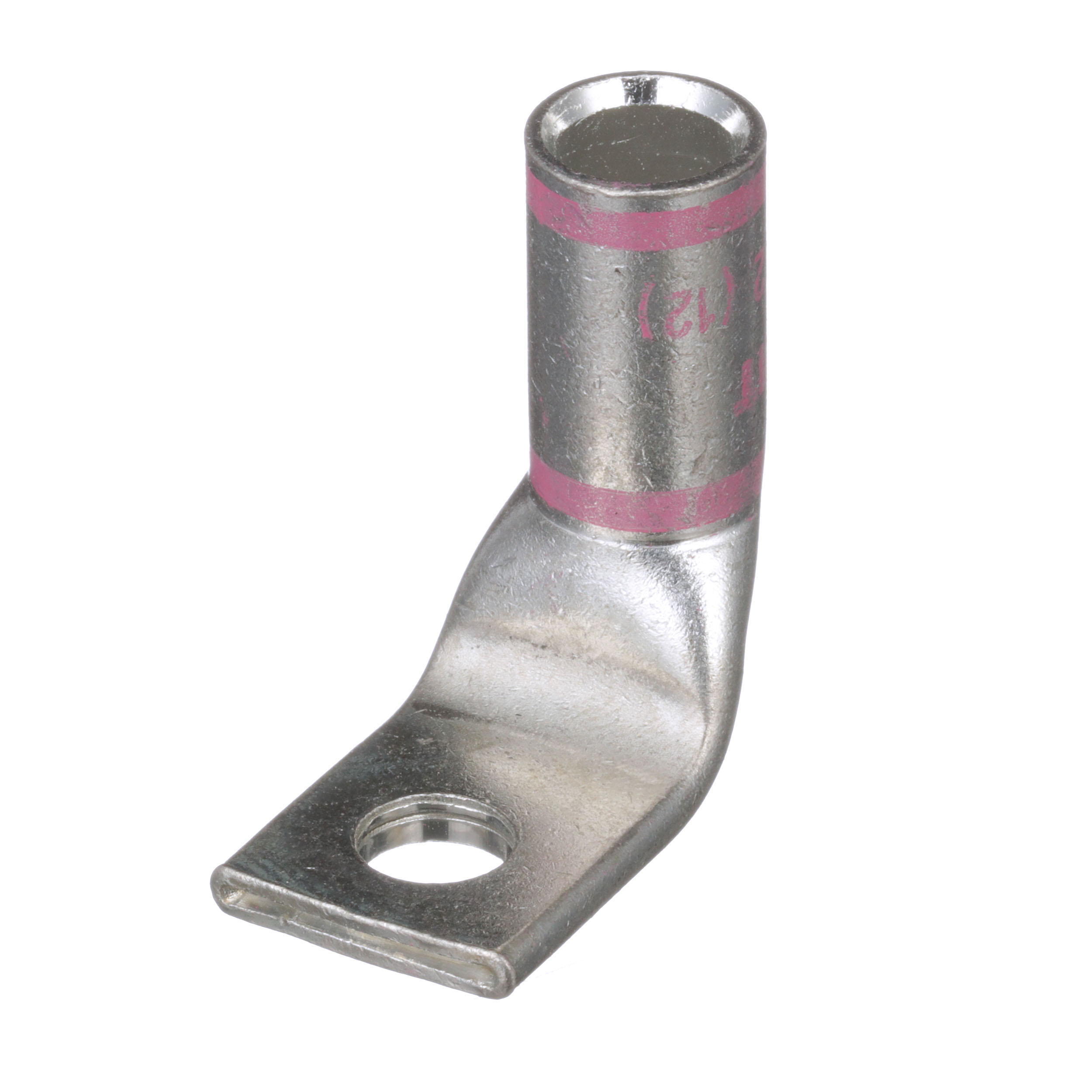 Bakır Standart Namlu Sıkıştırma Muhafaza, 1 Delik, 1/0 AWG, 5/16 inç Somun, 90° Avuç İçi