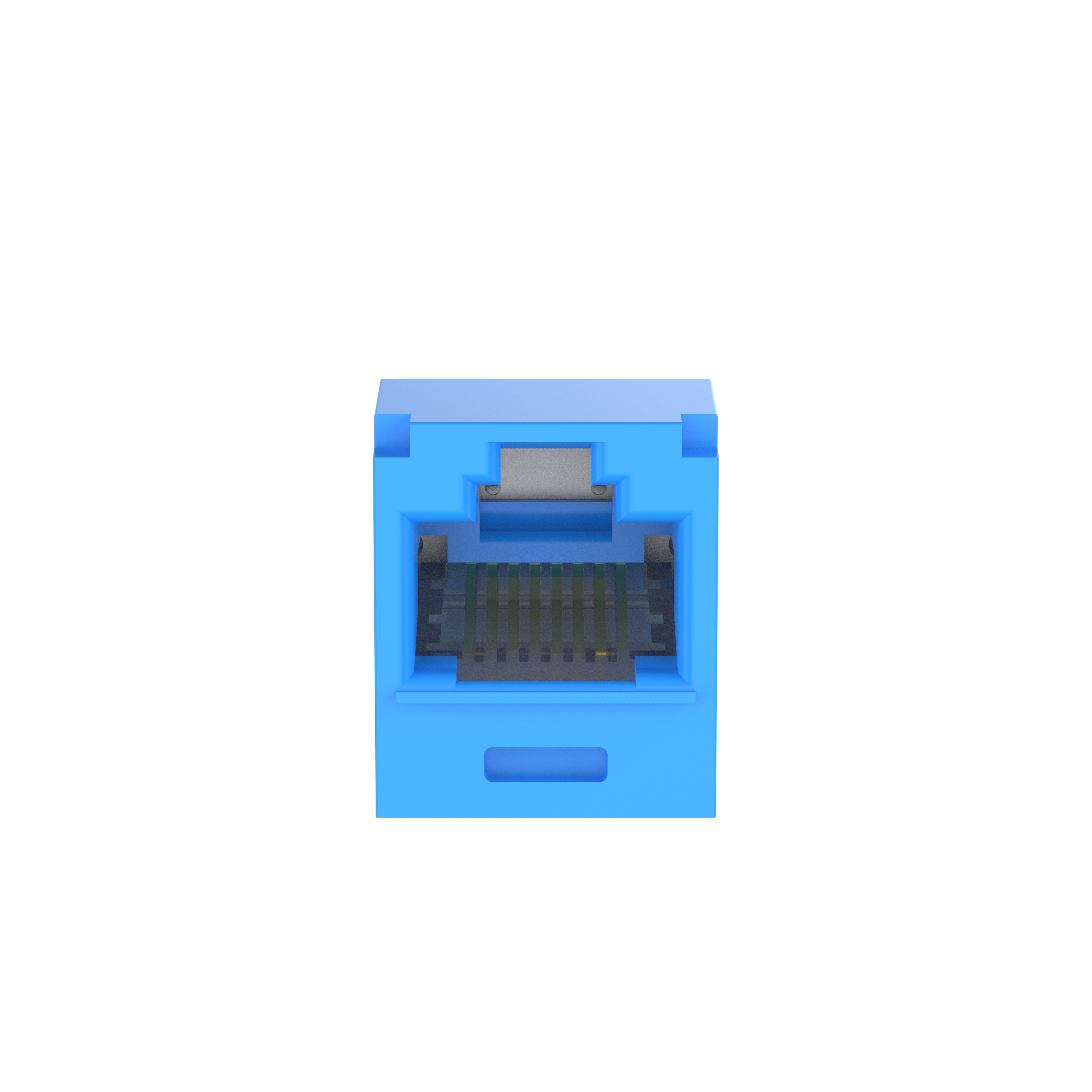 Mini-Com® UTP RJ45 Cat 6A TG Jack Modülü Korozyon Dayanımlı, Mavi