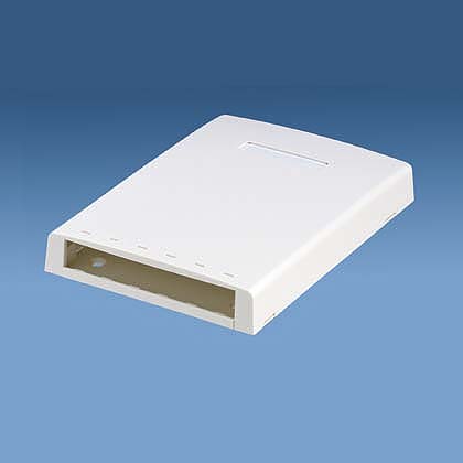 Yüzey Montaj Kutuları, Fiber Makaralı, 6 port, Beyaz