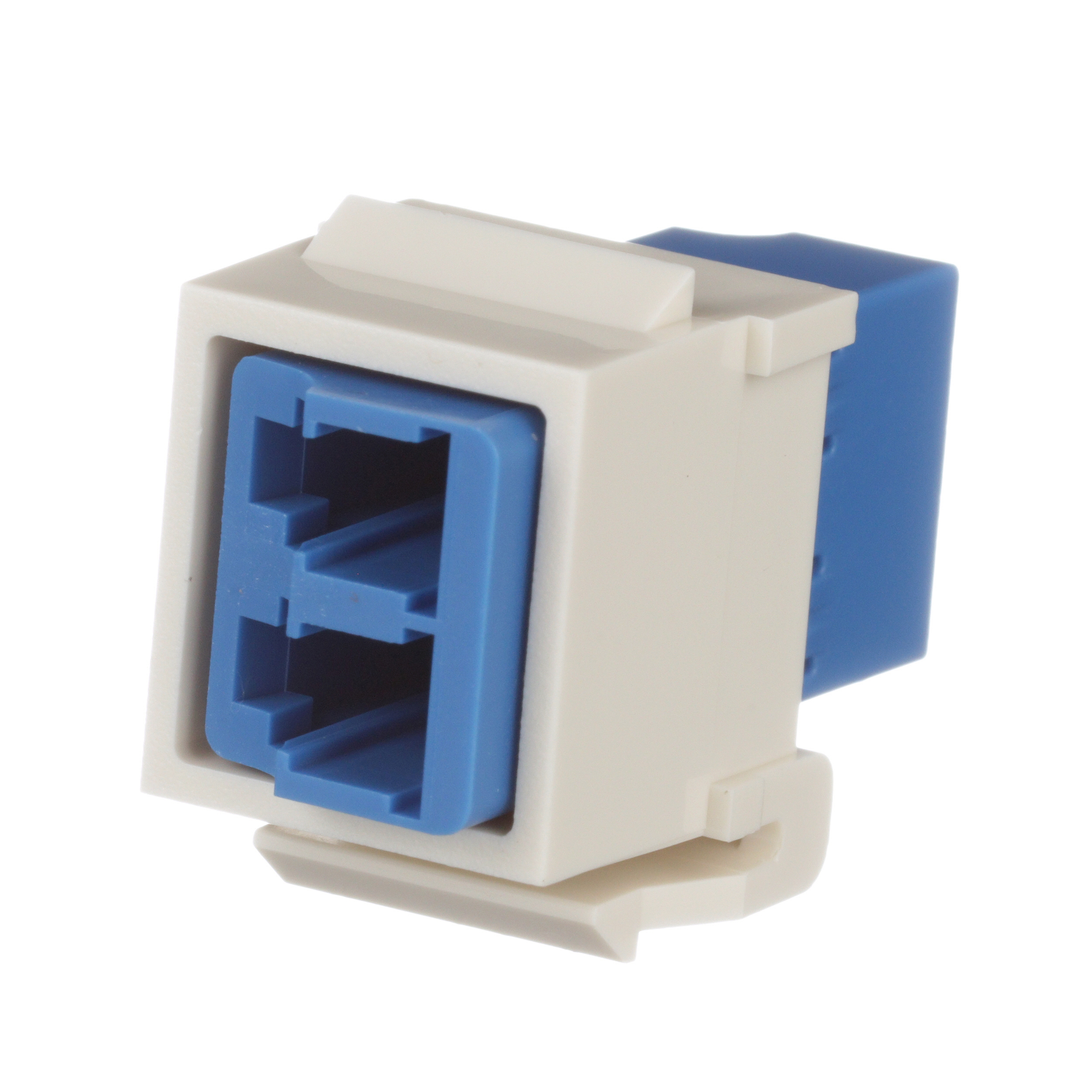 NetKey® Blue LC, Singlemode Duplex, Intl White Module Adapter