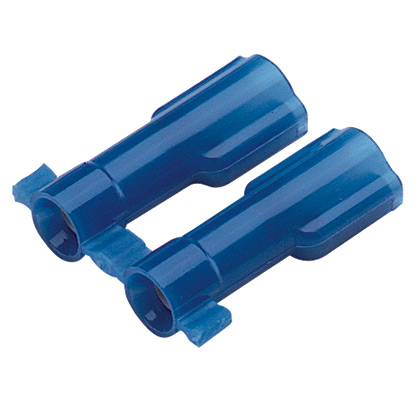 Kesici Terminaller, Mavi, Vinil, 1.5-2.5mm² Kablo, 6.3 mm Sekme, 3000'lü Paket