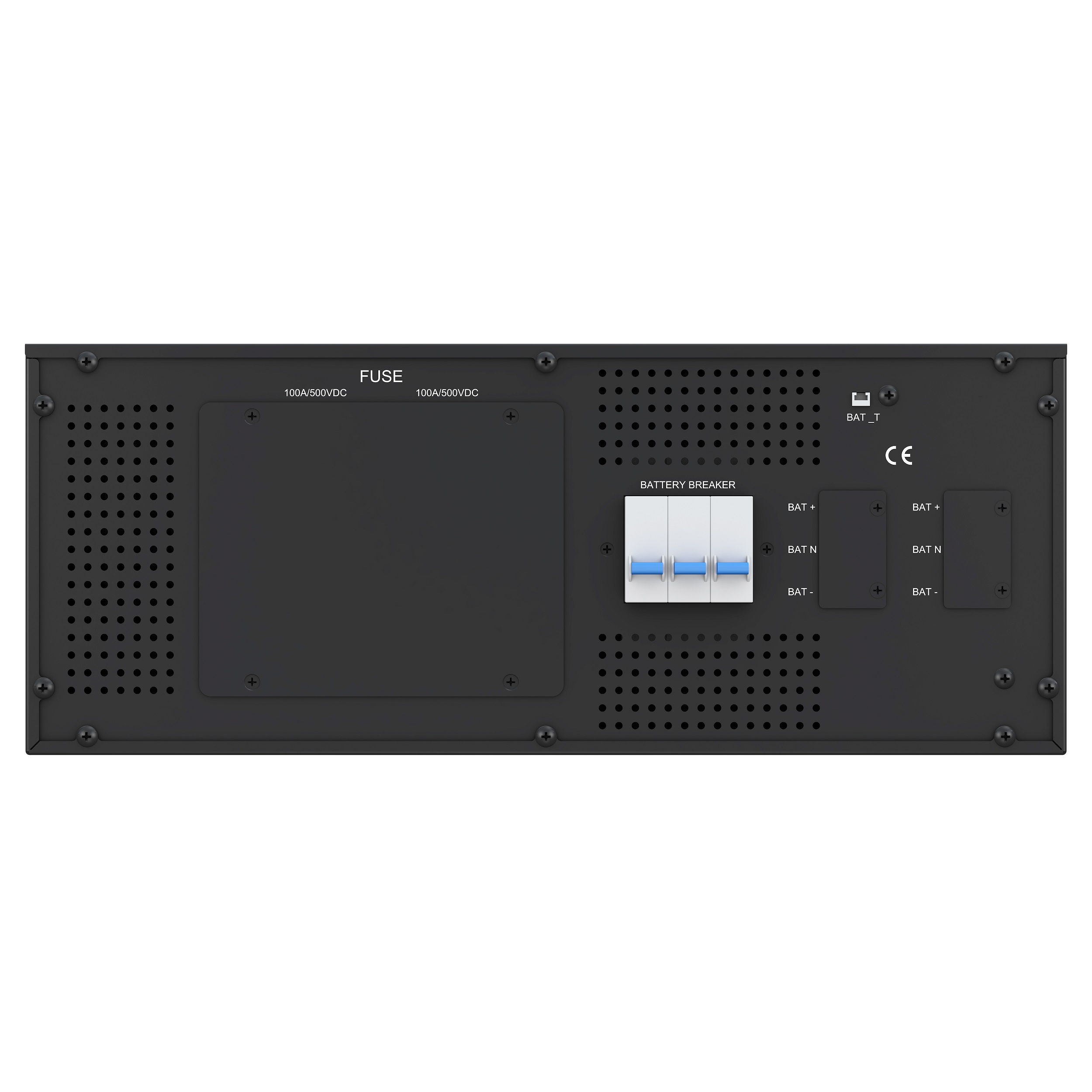 VRLA Harici Akü Paketi (EBP) 480V Şasi, Aküler ve Ray Seti Dahil, Sadece 10, 15, 20 KVA Üç Fazlı Kesintisiz Güç Kaynağı (KG) için