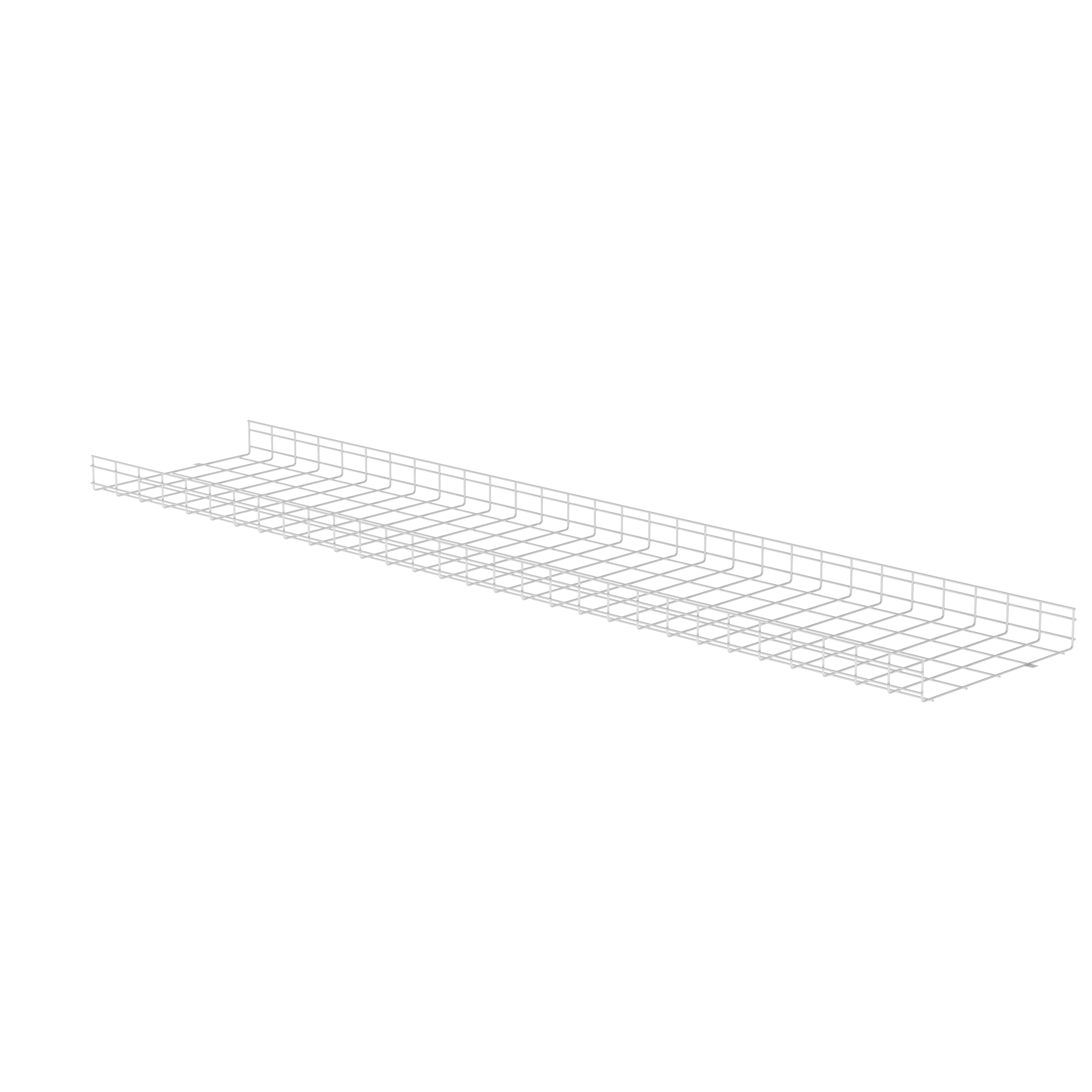 Kablo Sepeti 4" Y x 24" G, Beyaz Toz Kaplı