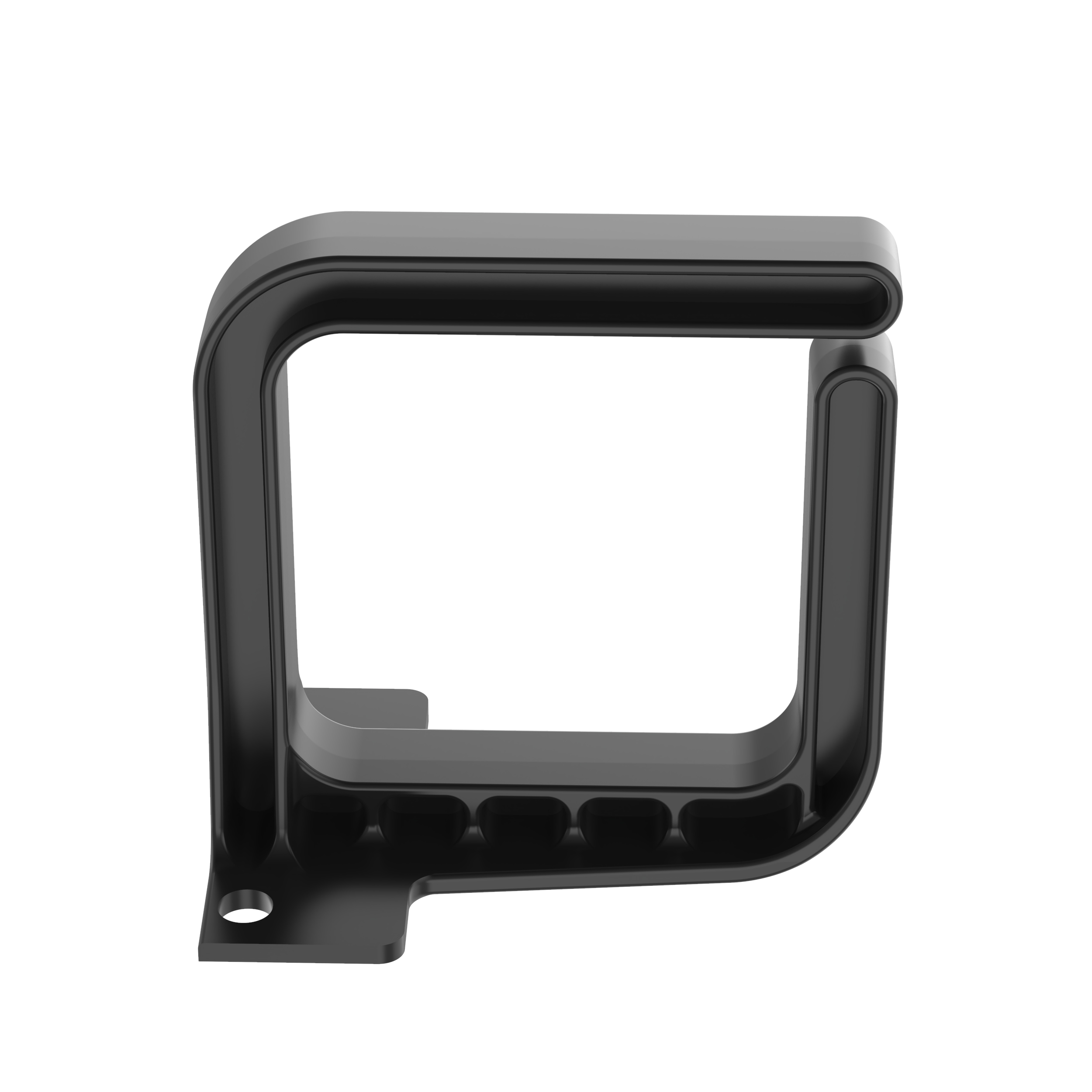 Open-Access™  Vertical D-Ring, 2 RU, Black