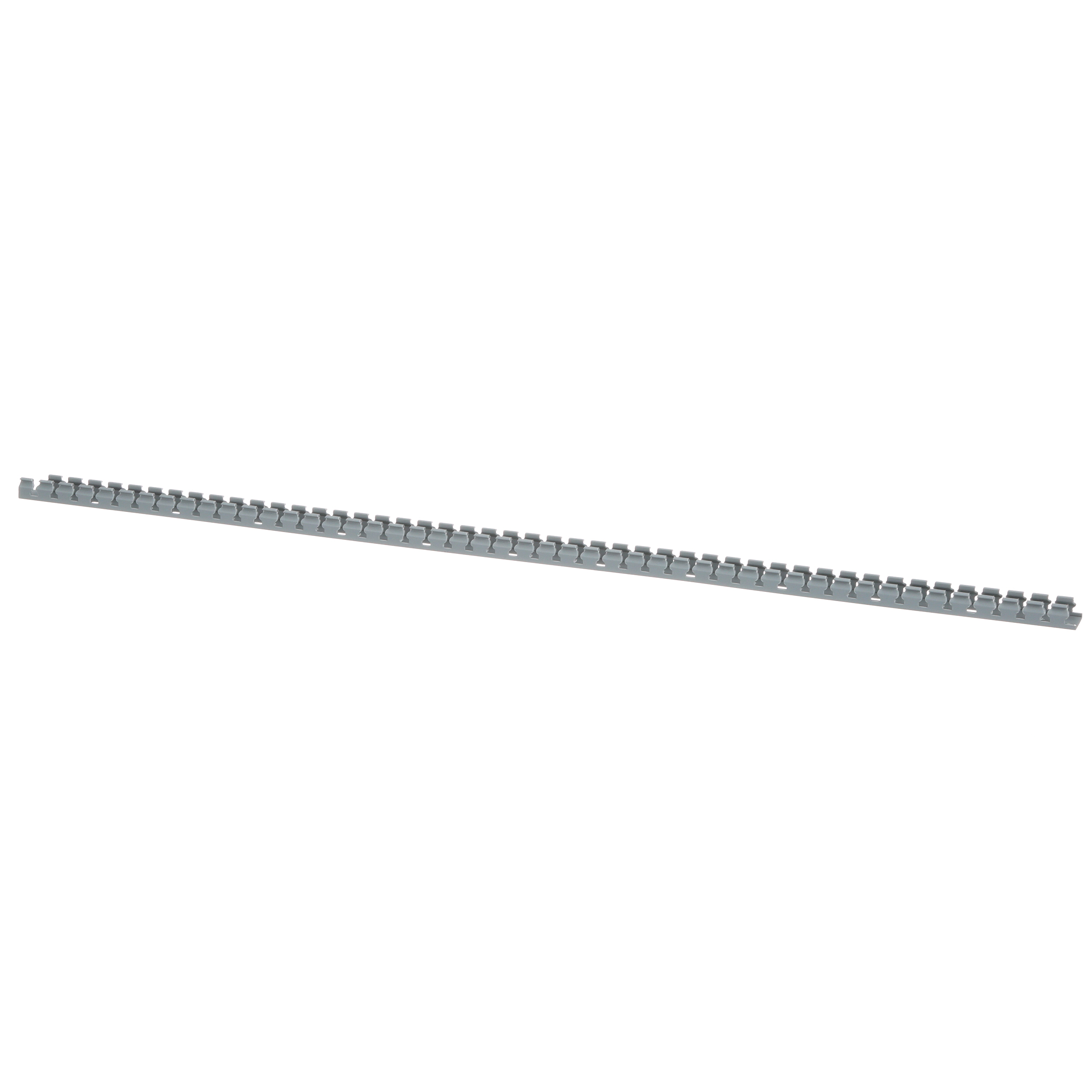 Dar Oluklu Kablo Kanalı, PVC, 1.27 cm x 1.27 cm x 1.83 metre, Açık Gri