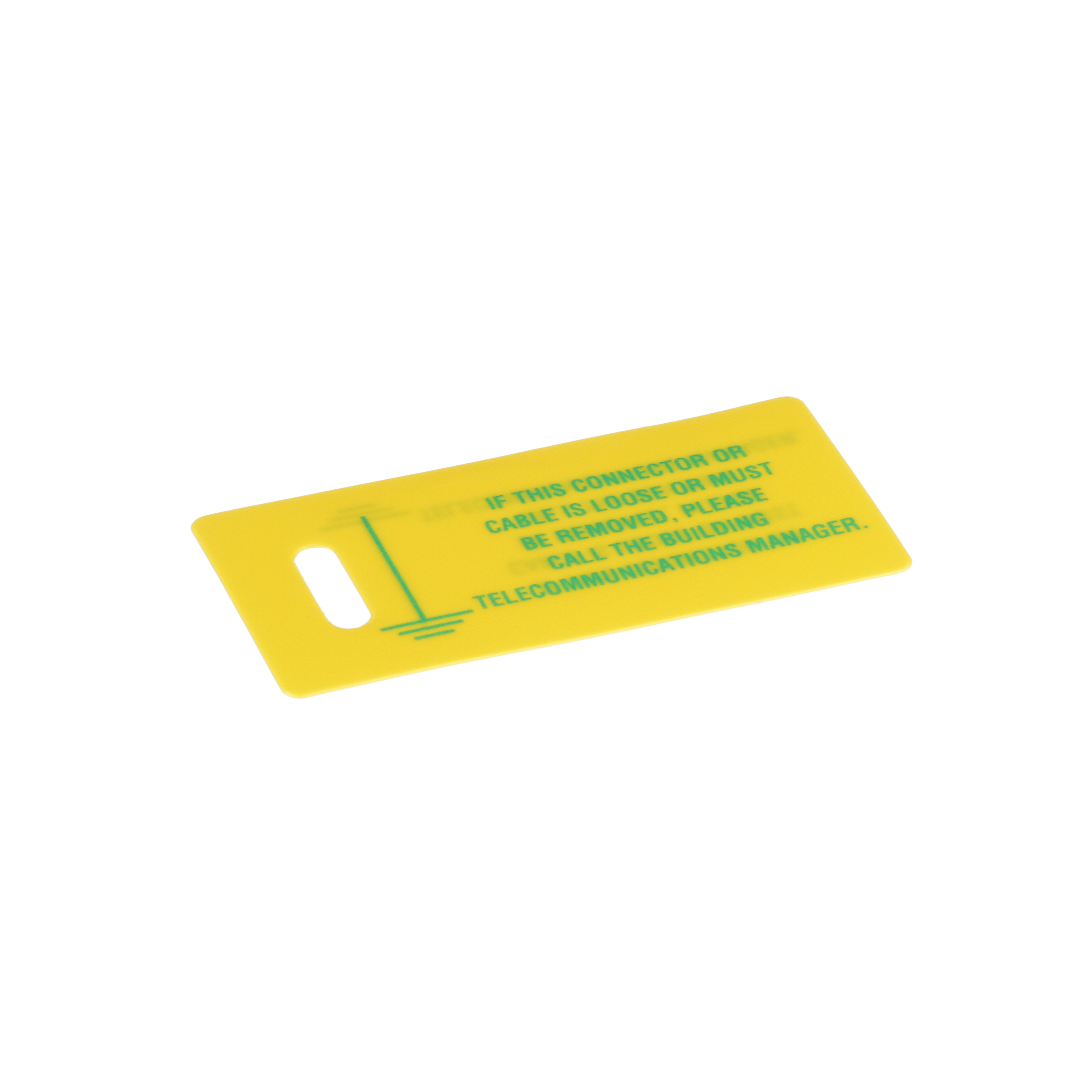 Label Kit,Poly Cardstock,Green/Yellow,35.05x69.85mm,PK1