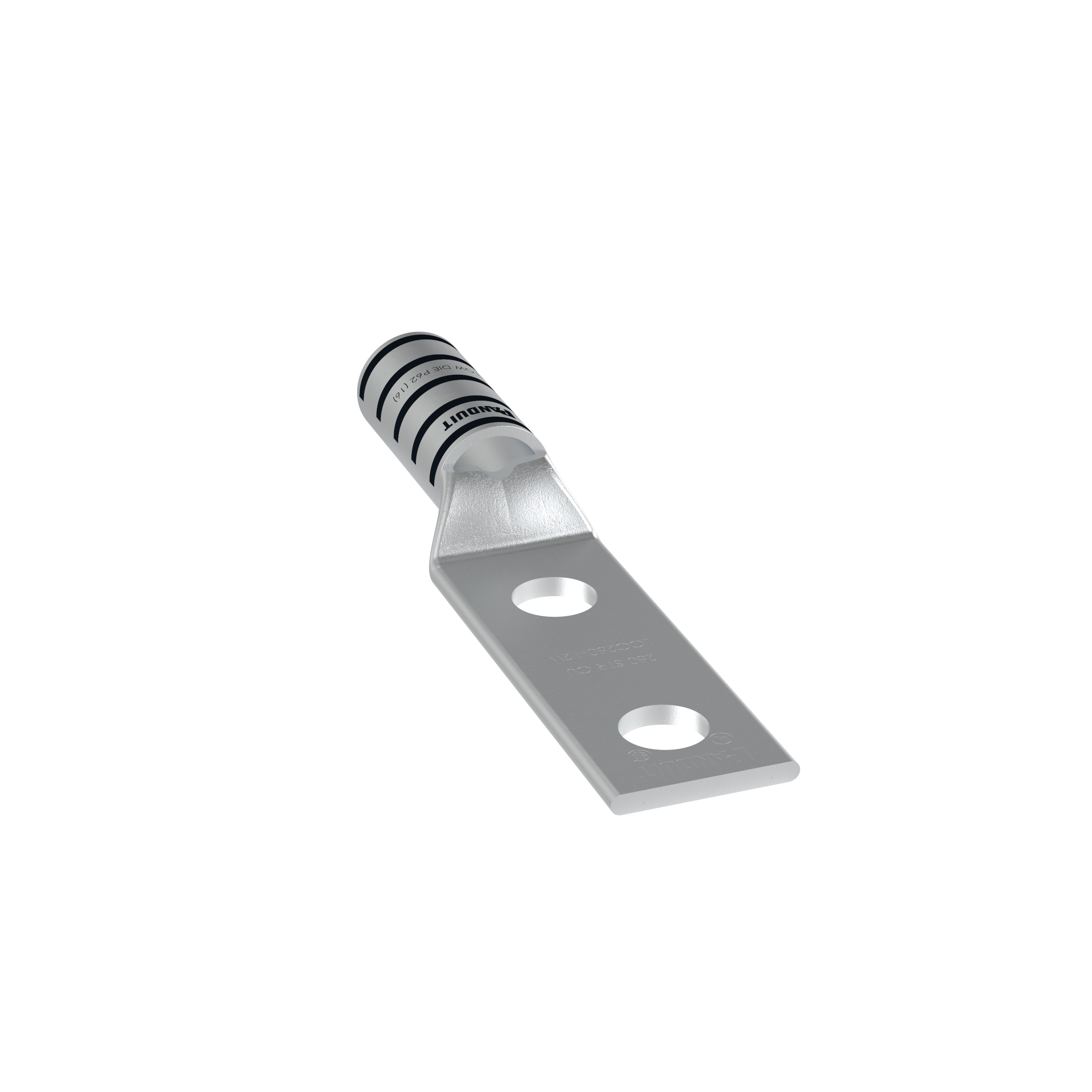 Bağlantı Muhafaza, 250, Pencere, Kalay Kaplı Bakır, Düz, İki 12.7mm Çaplı Çubuk, 10'lu Paket