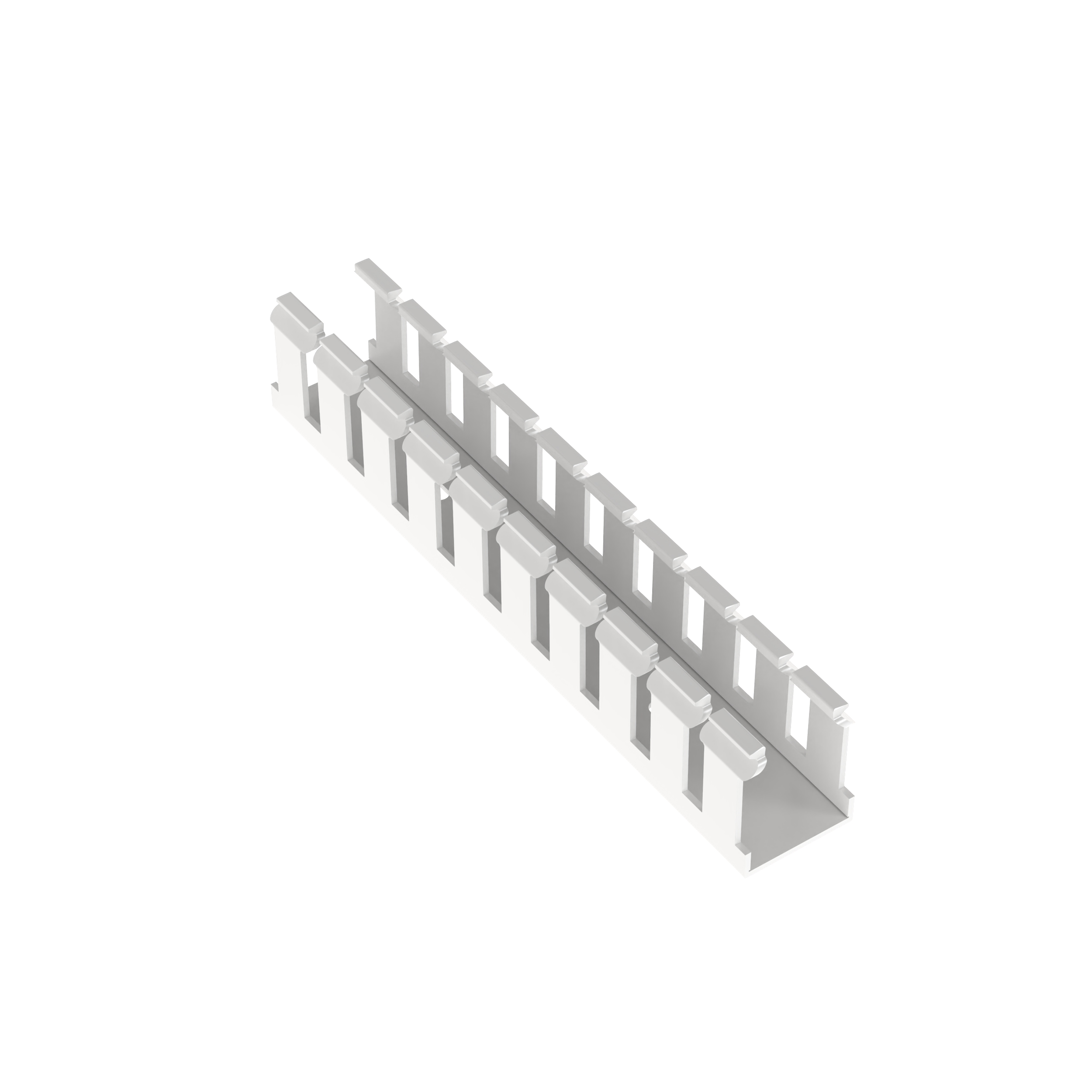 Slotted Duct, PVC,1X1.5X6',WHT