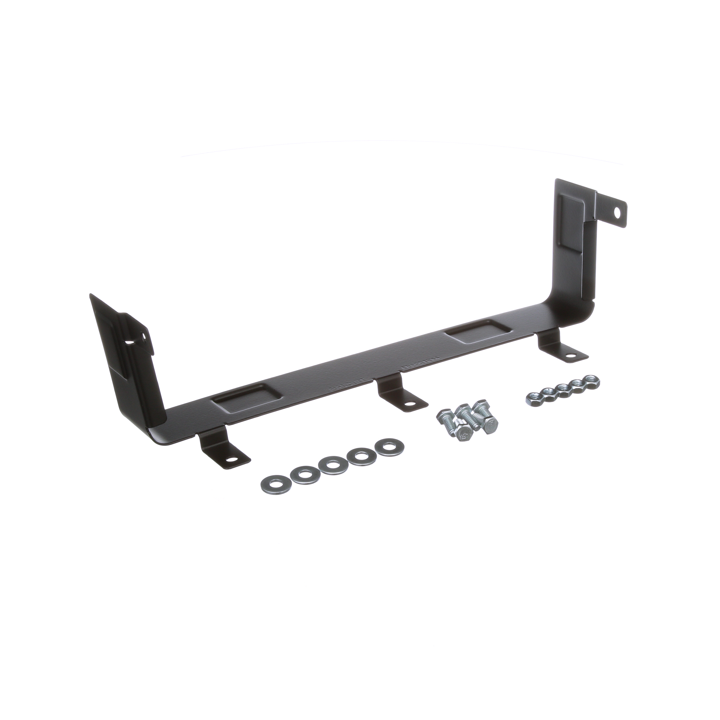 ADAPTER FROM 12X4 FIBERRUNNER TO 12X4 ADC FIBERGUIDE, BLACK