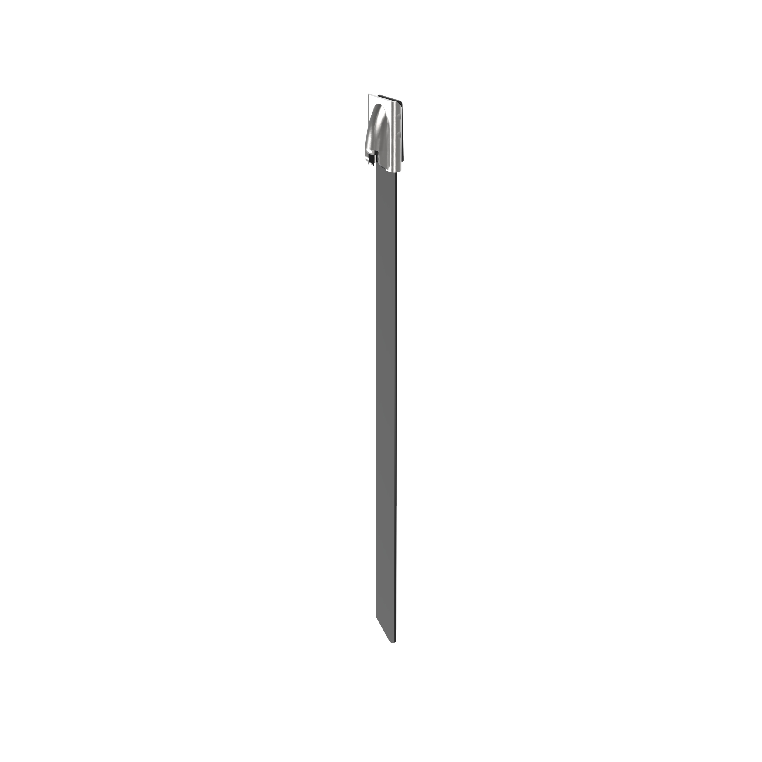 Kablo Bağı, PET Kaplı Paslanmaz Çelik 316, Siyah, 152.4x4.6mm, Paket 100