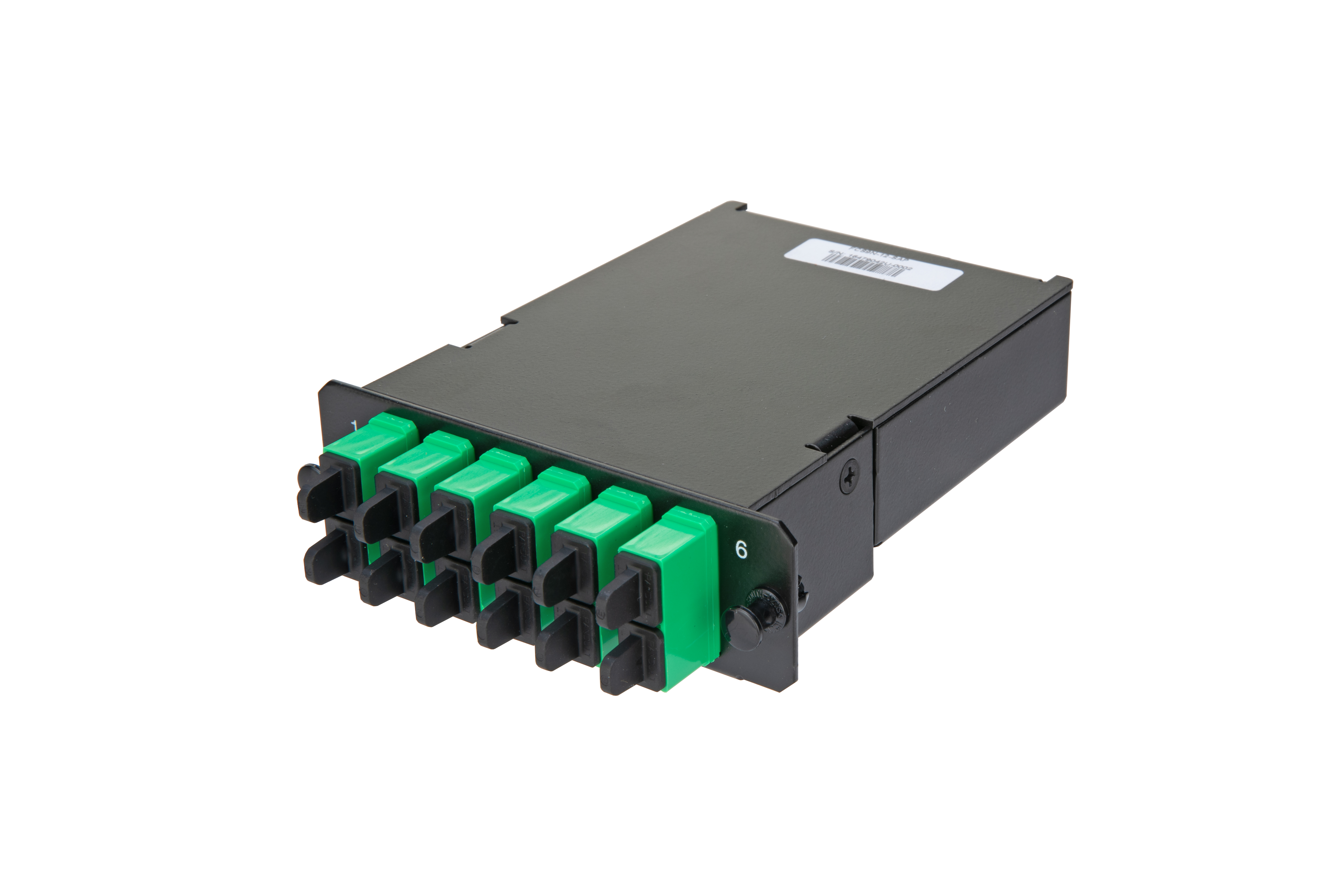 OPTICOM SC SPLICE CASSETTE PRELOADED WITH 12 OS2 SC PIGTAILS (250UM), STANDARD IL