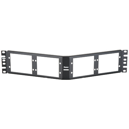 Opticom® Fiber Patch Panel, Dik Açılı, Siyah, 2 RU