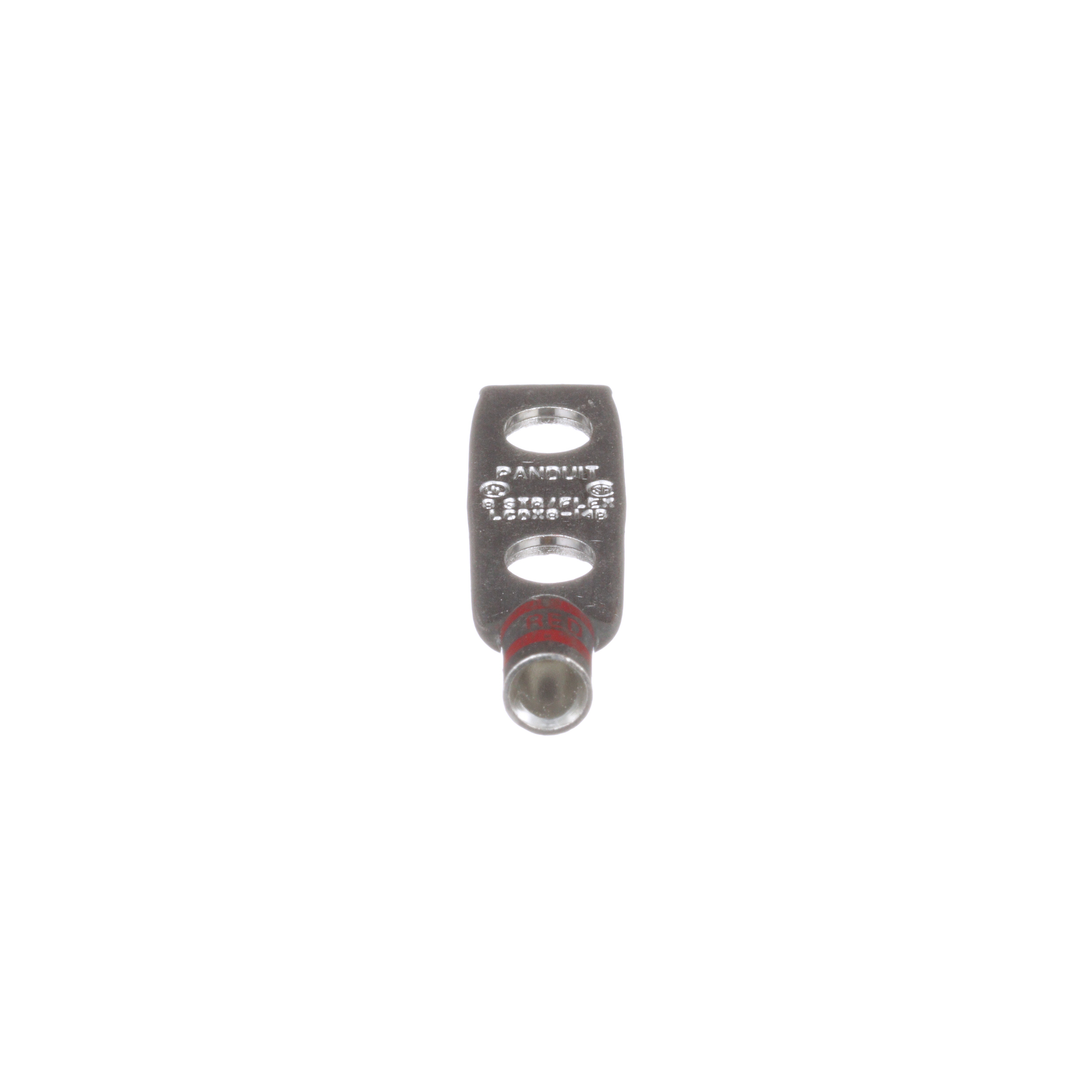 Comp Lug, Nikel/Gümüş Kaplı Bakır, 4 AWG, Bir 1/4 inç Somun, 50'li Paket