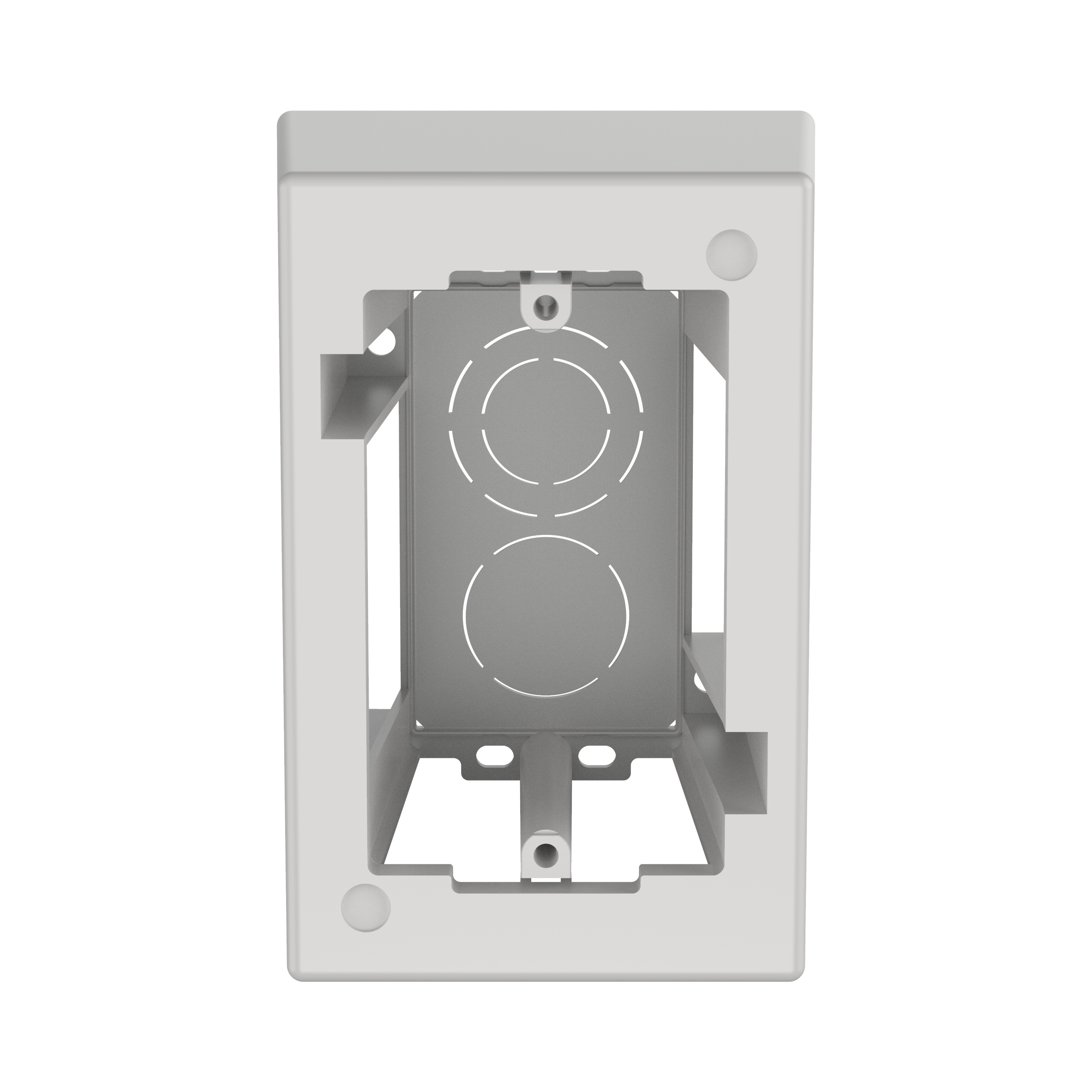 Surface Raceway, Low Voltage Junction Box, 1-gang, White
