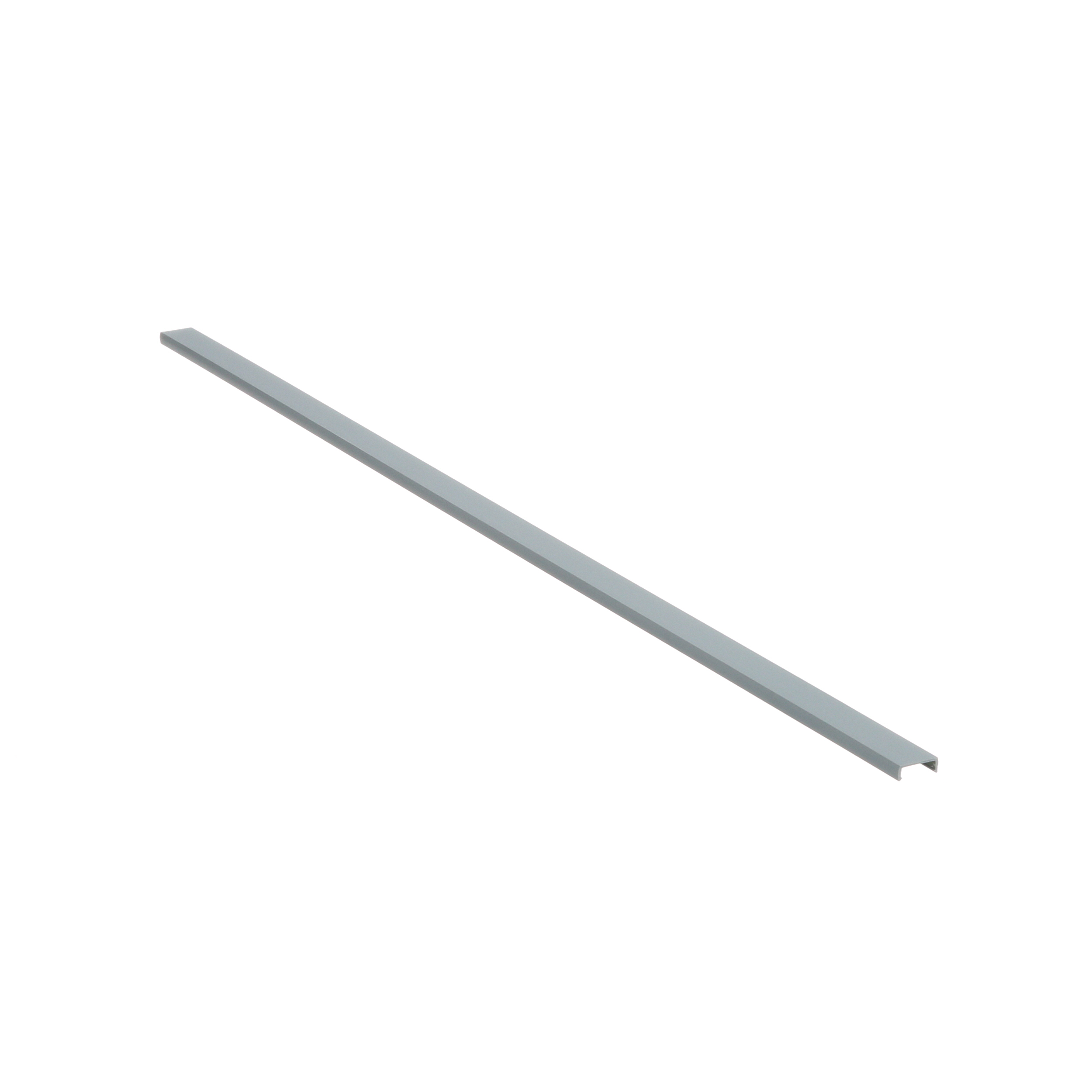 Düz Kapak, Açık Gri, PVC, 5.8x17.5mm