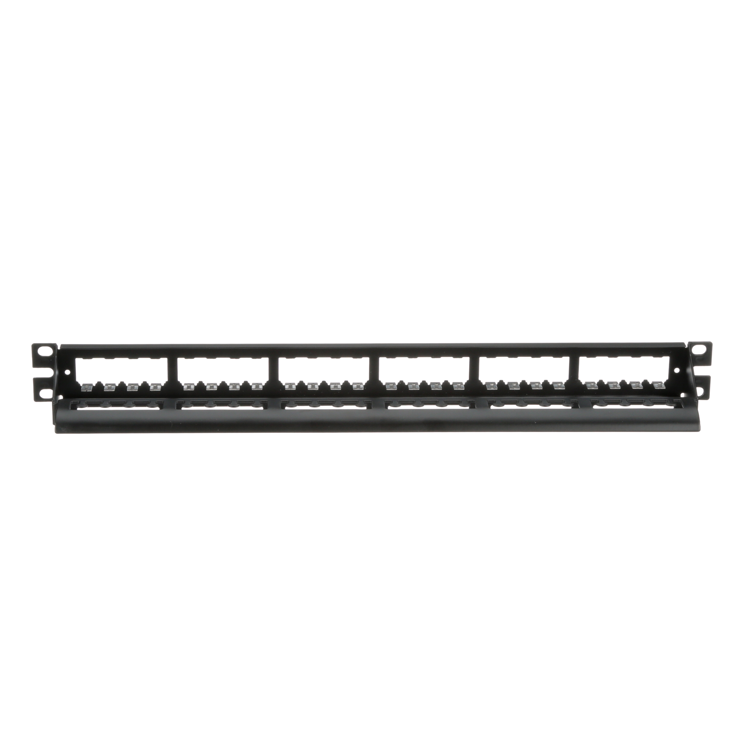 Mini-Com® Tam Metal Patch Panel, 24 port, 1 RU, BL