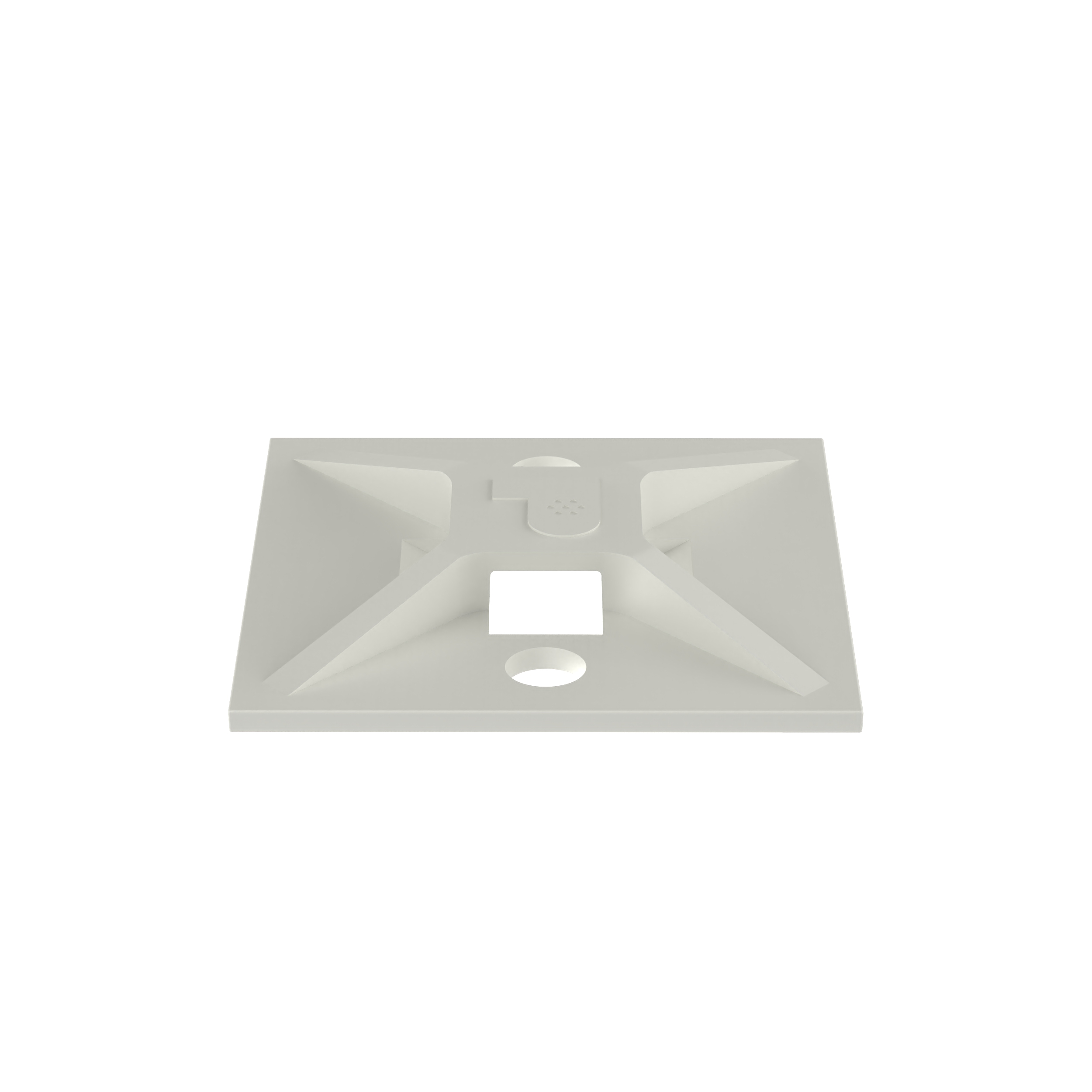 Kablo Bağı Montaj, #6 Vida (M3), 2.85cm x 2.85cm, FR-CRM,PK100