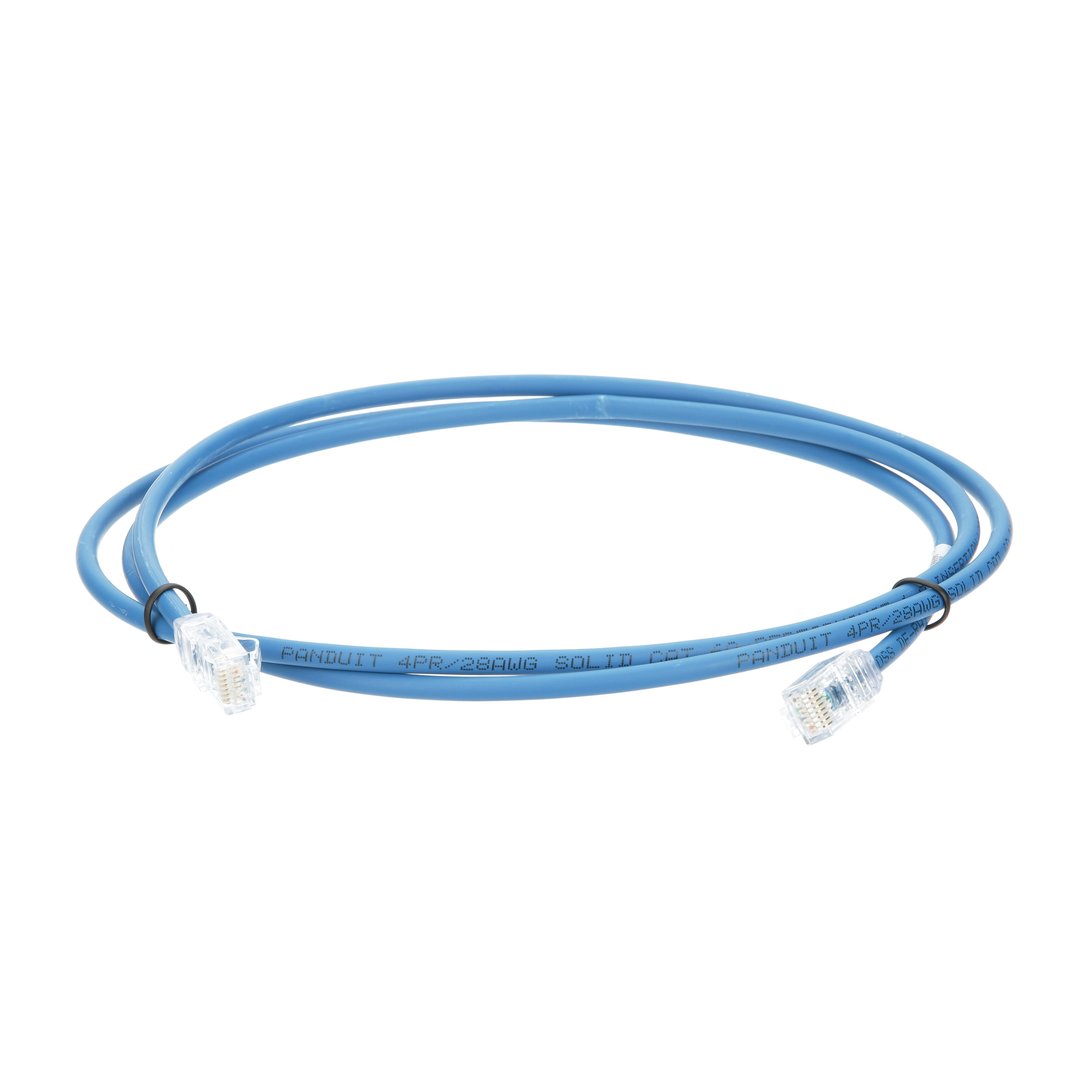 Cat 6A 28AWG UTP Patch Cord, CM/LSZH, Bl