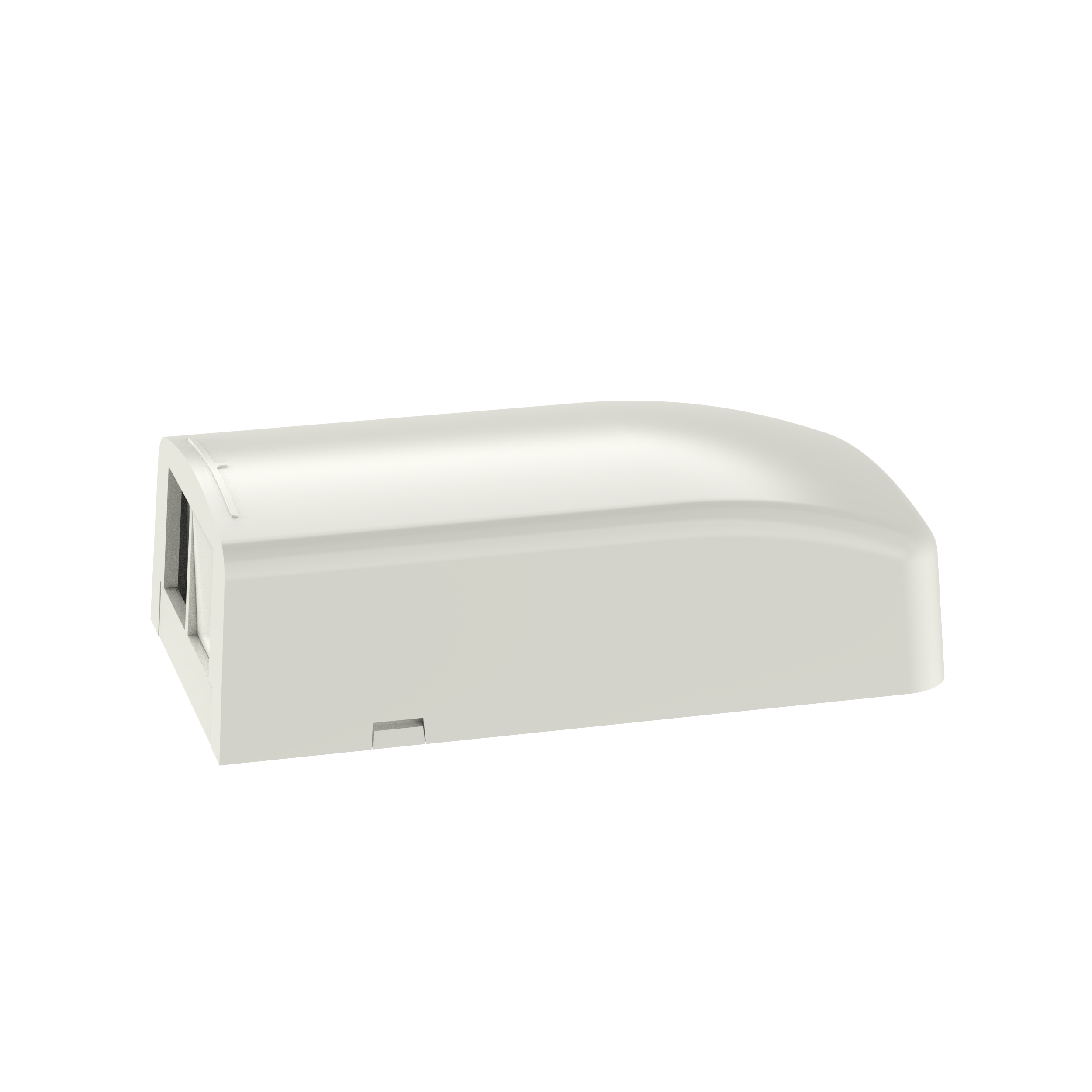 Keystone Yüzey Montaj Kutusu, 2-Port, Plenum, Uluslararası Beyaz